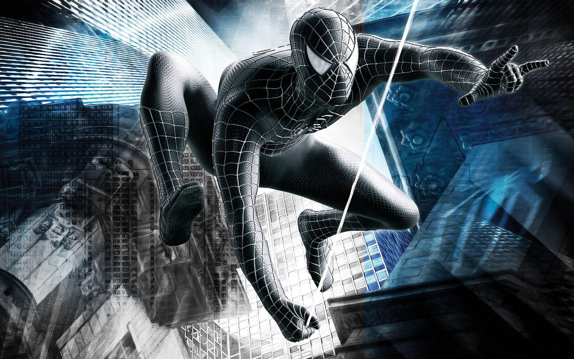 Black Spiderman HD Marvel