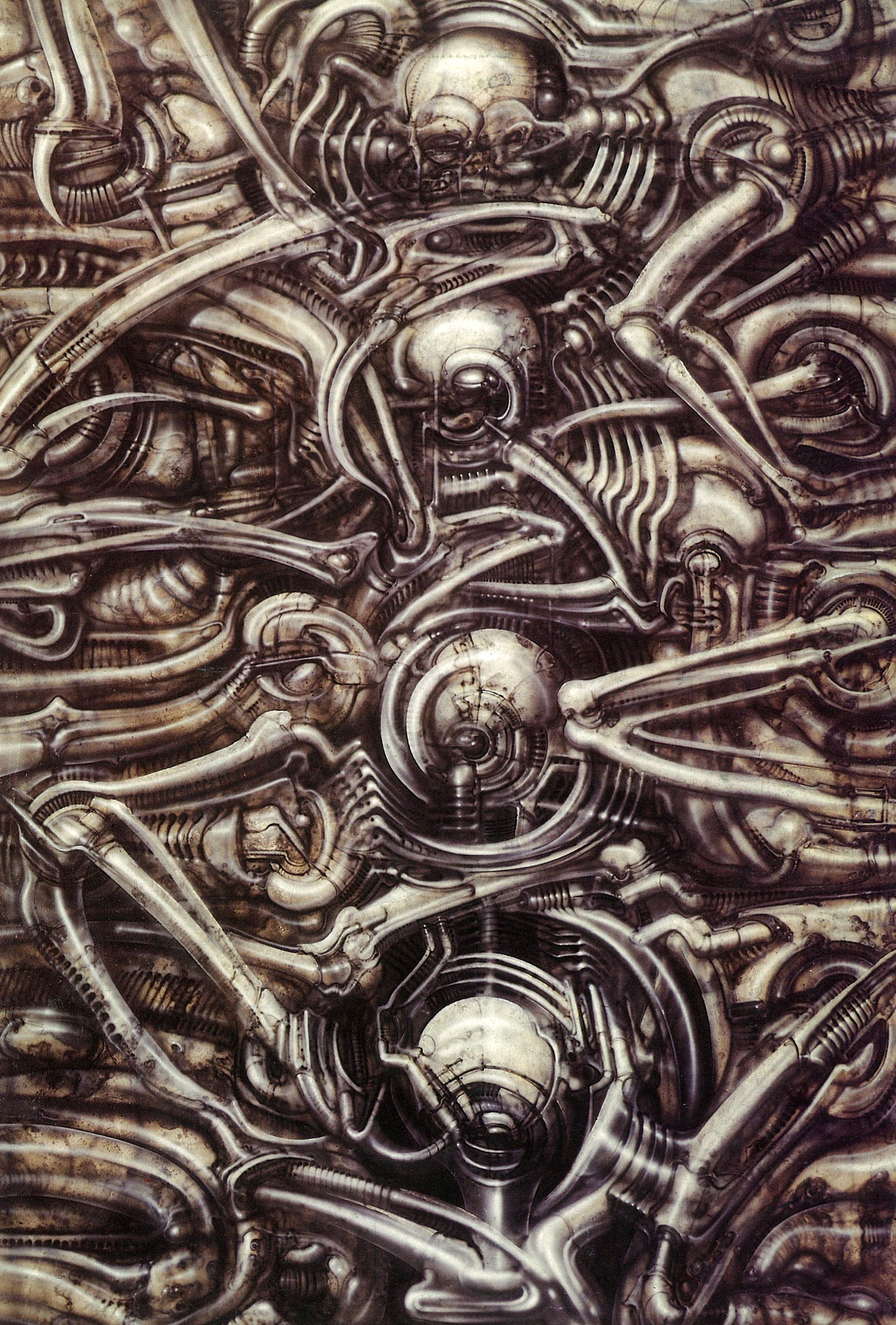 H R GIGER Art Artwork Dark Evil Artistic Horror Fantasy Sci Fi