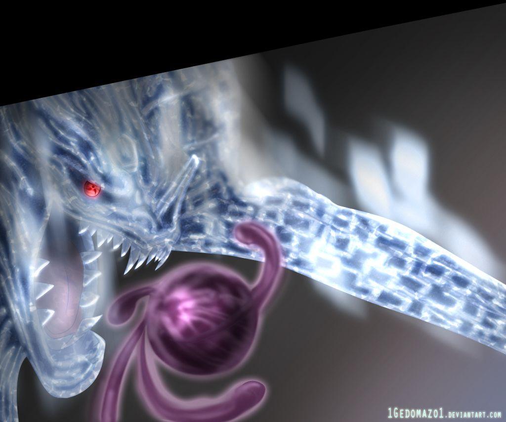 Kyuubi With Madara's Susanoo