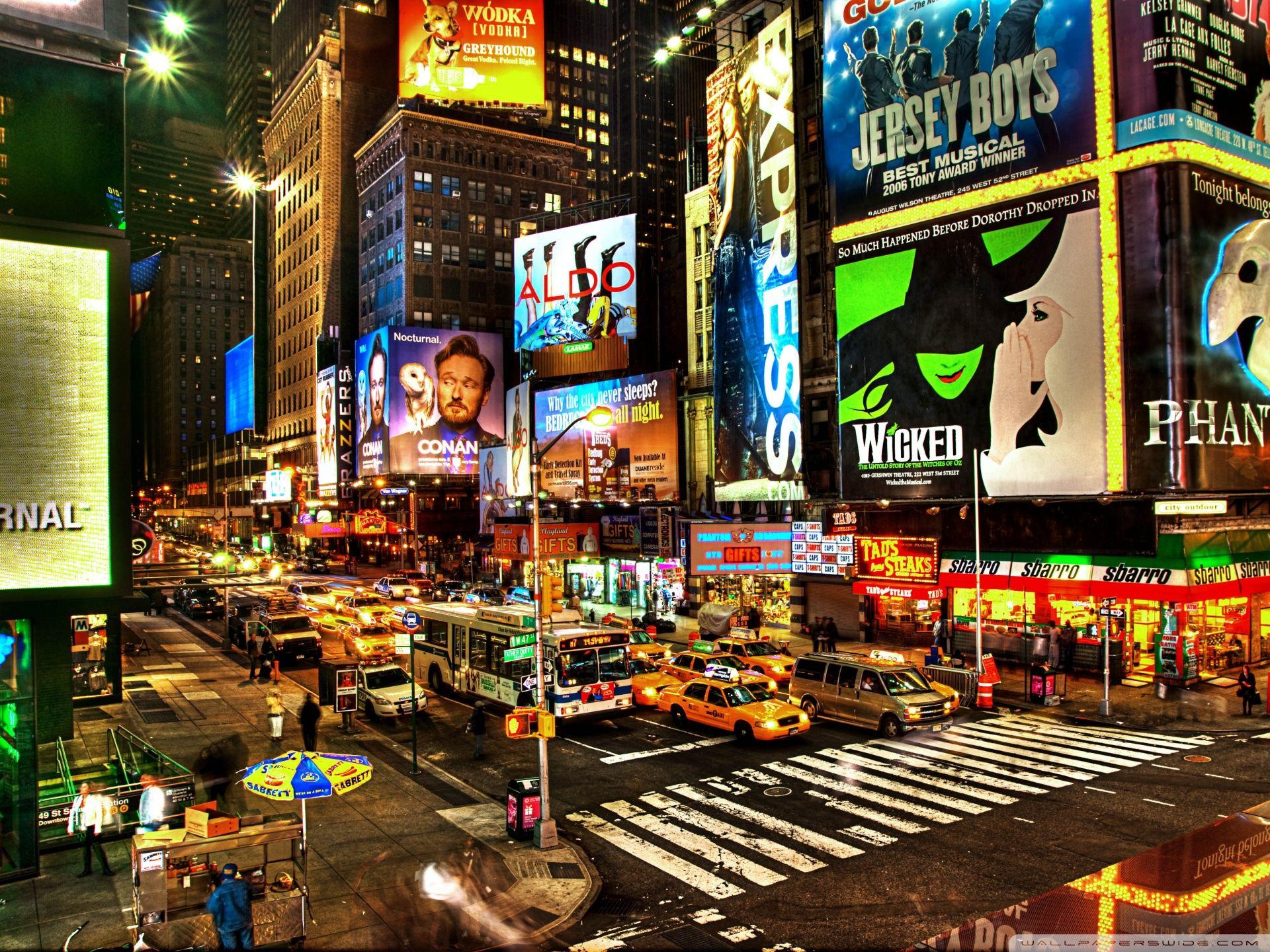 New York Street HD Wallpaper, Background Image