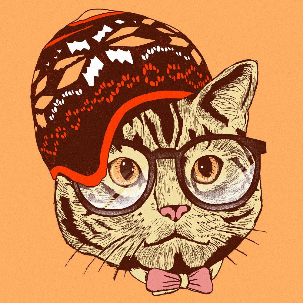 Hipster Cat Tumblr Backgrounds - Wallpaper Cave