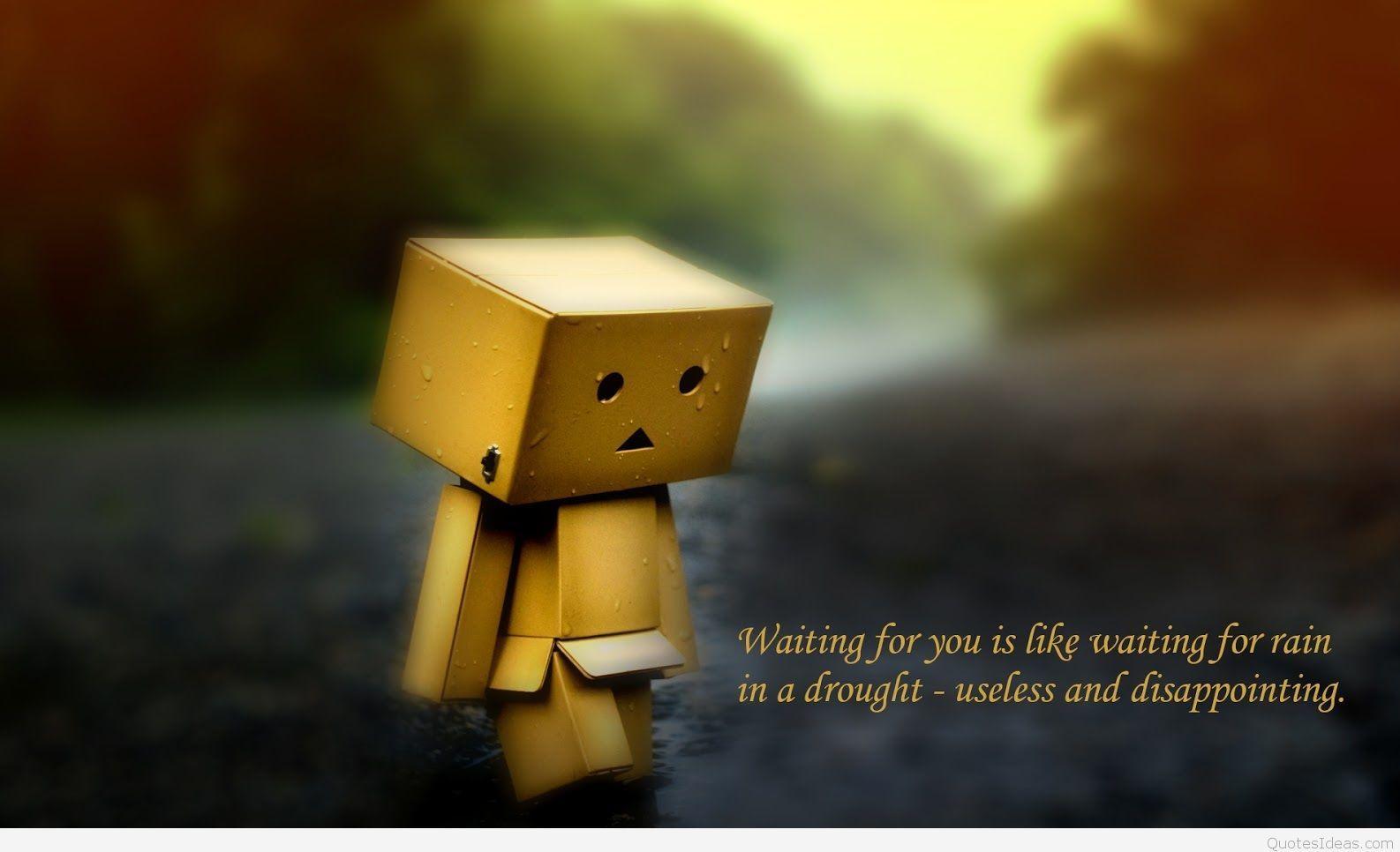 Sad alone boy wallpaper image with quotes