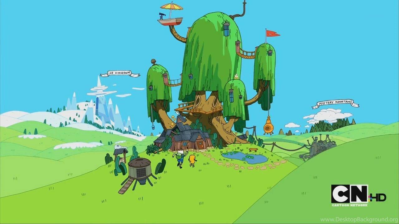 Adventure Time Background Scenery Desktop Background