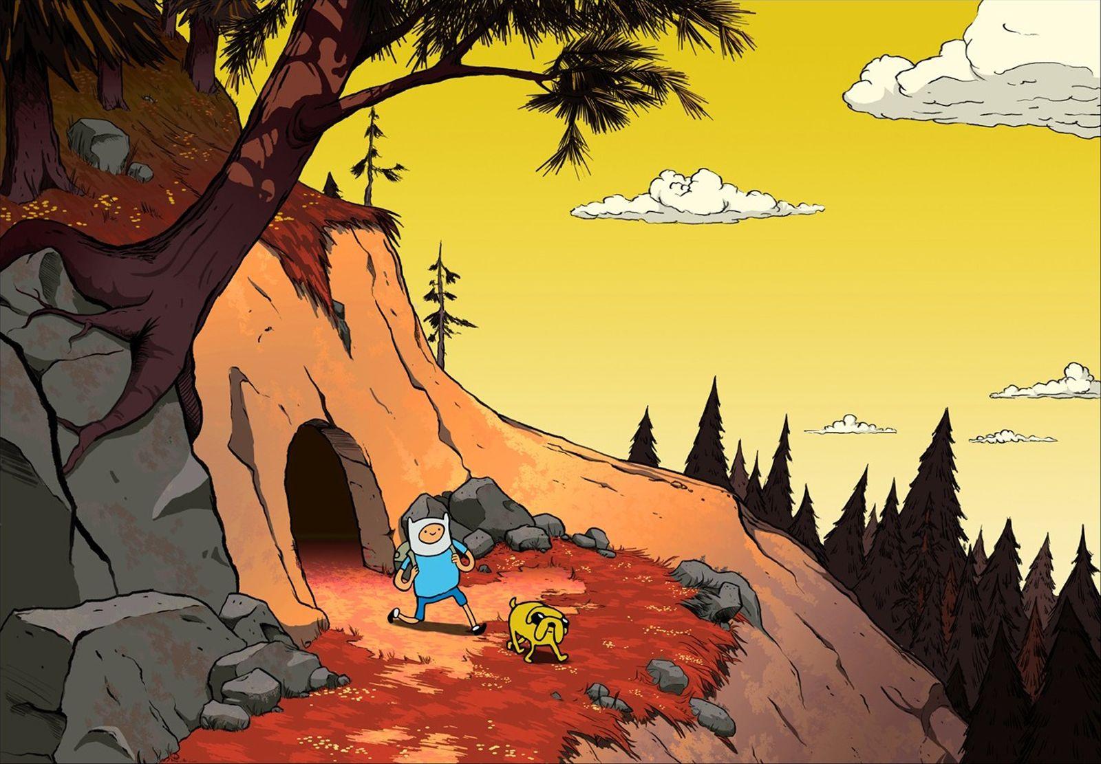 Finn Jake Adventure Time Cartoon a156 HD Wallpaper