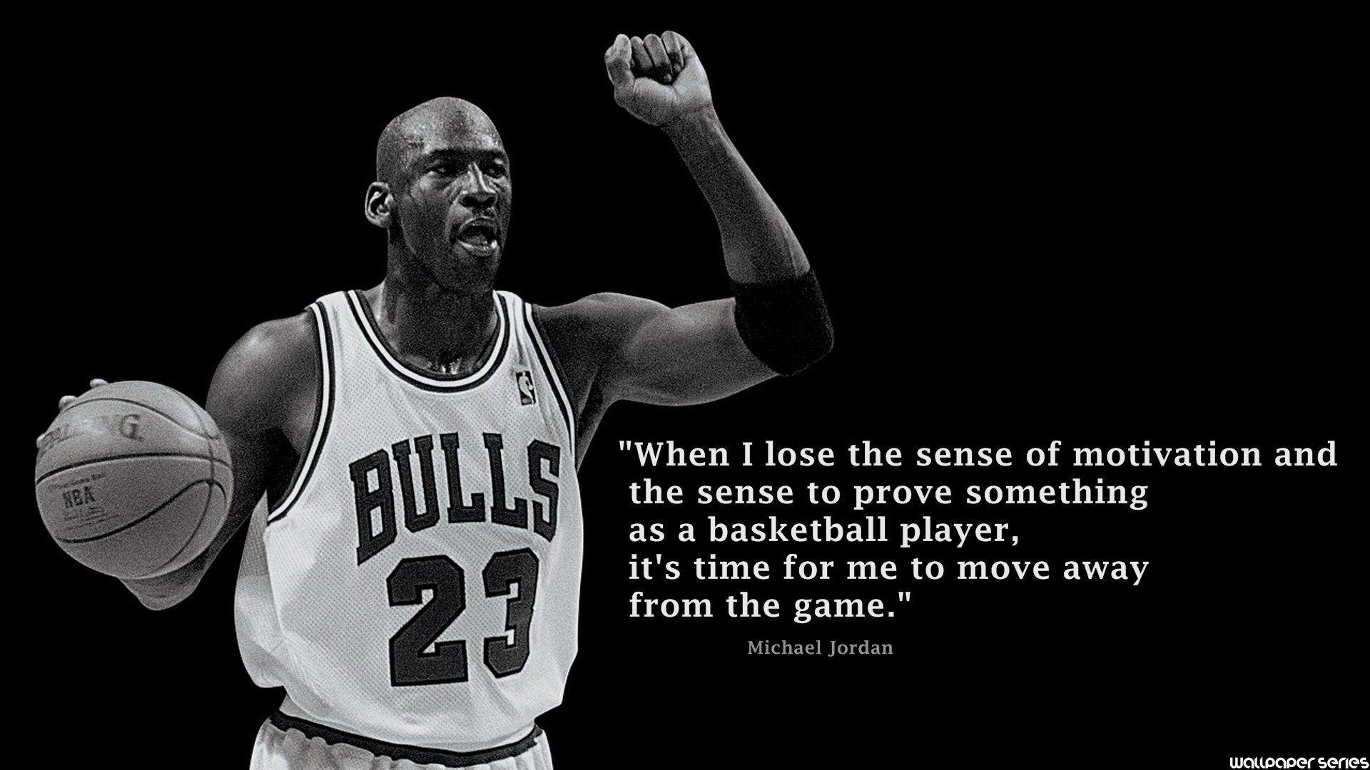 Michael Jordan Motivational Quotes Wallpaper 10780