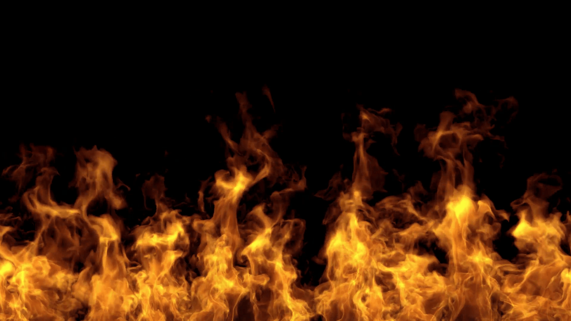 Detailed fire background full HD , slow motion, seamless loop