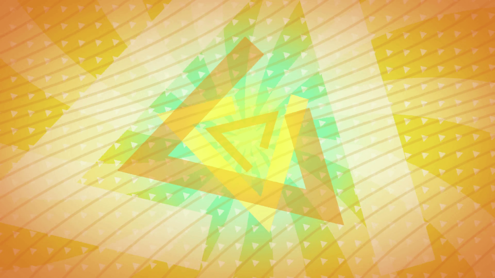 Yellow triangles Abstract Background Animation loop for your logo or