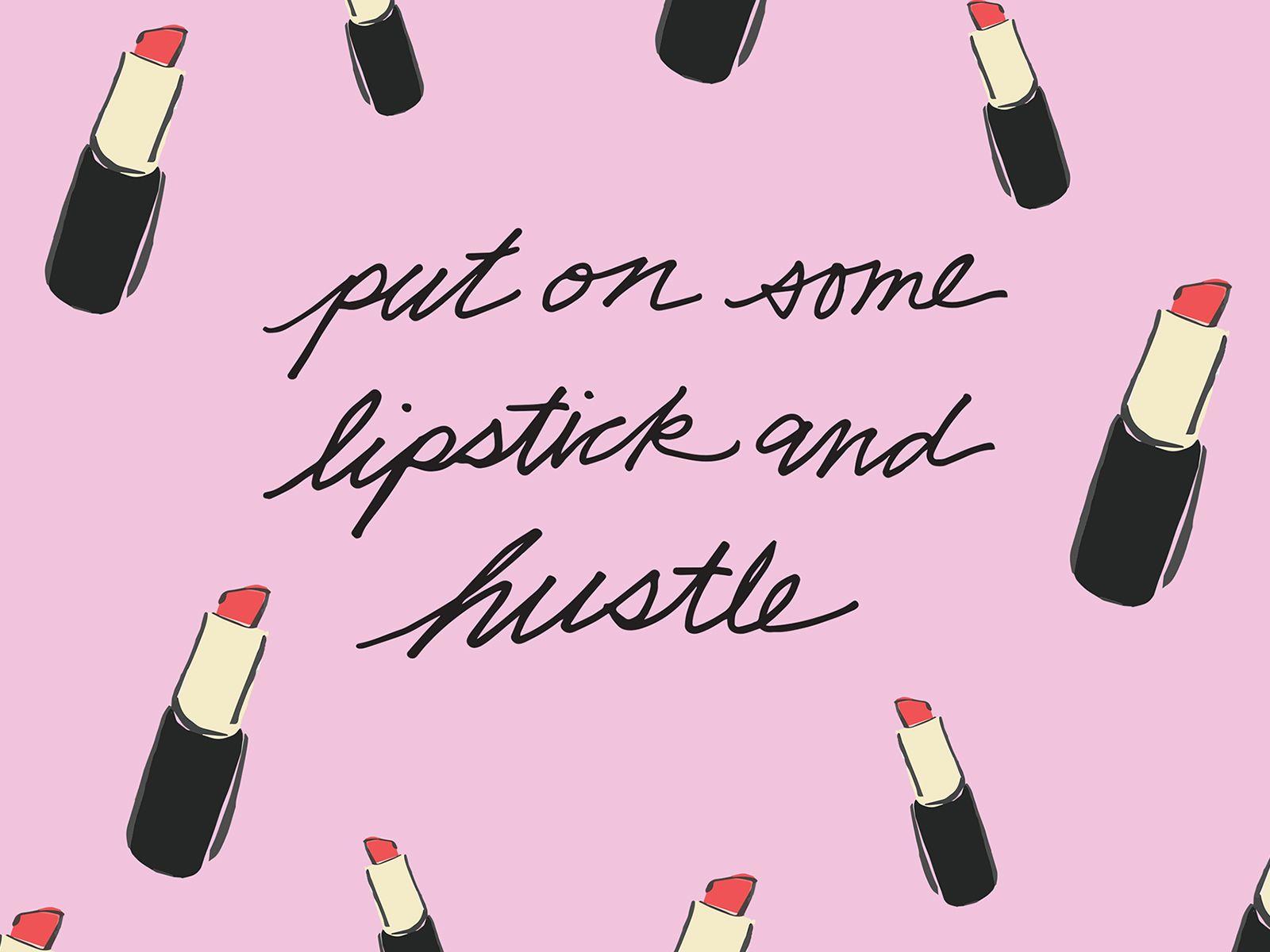 National Lipstick Day Wallpaper