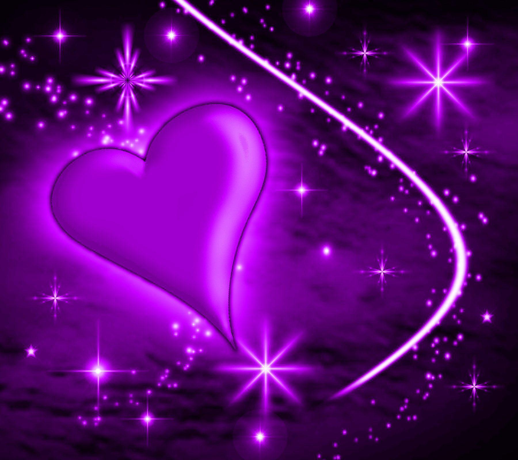 Purple Colorful Desktops. Background Wallpaper Image: Purple Heart