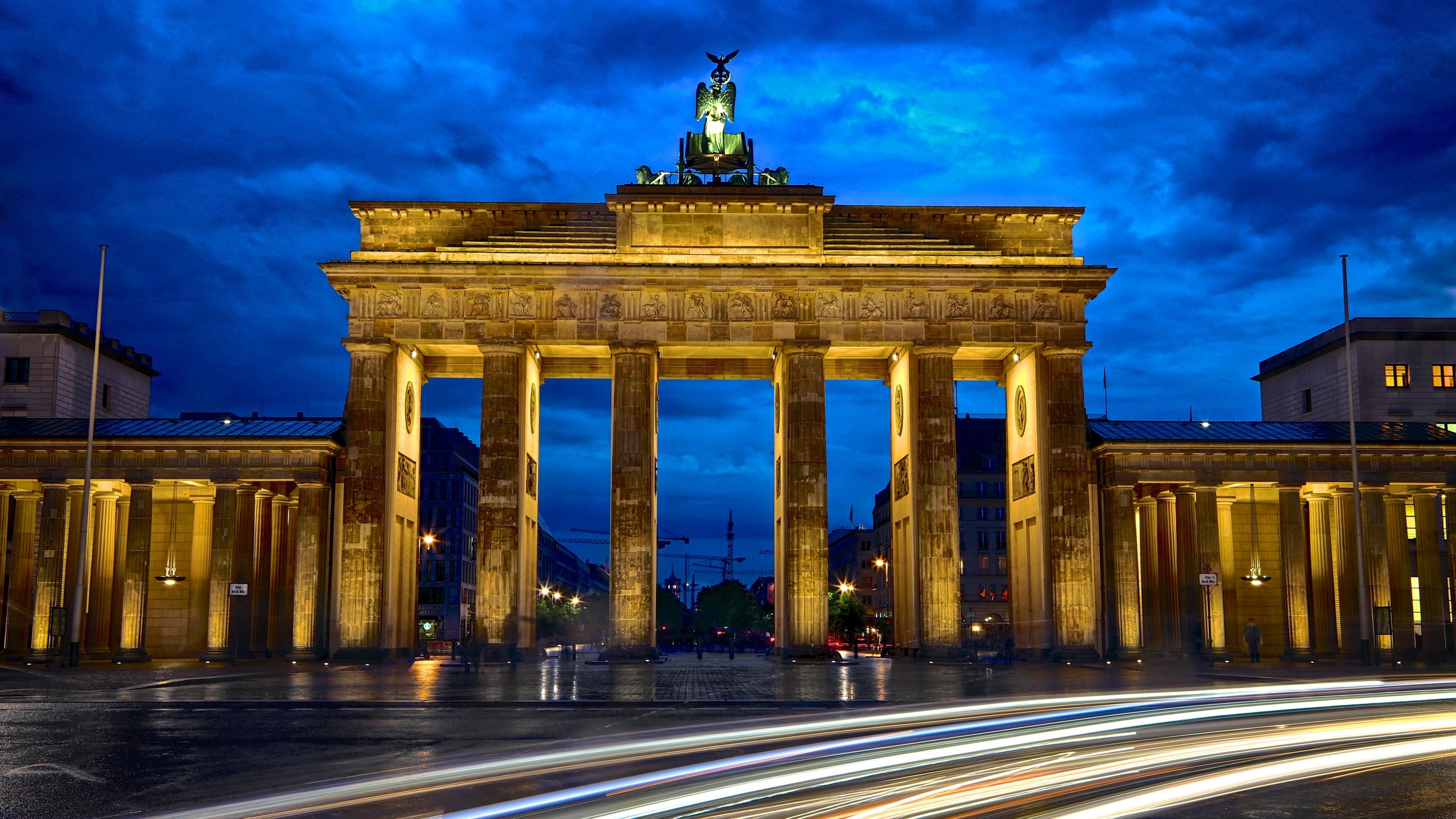 Wallpaper Brandenburg Gate, Berlin, Germany, 5K, World