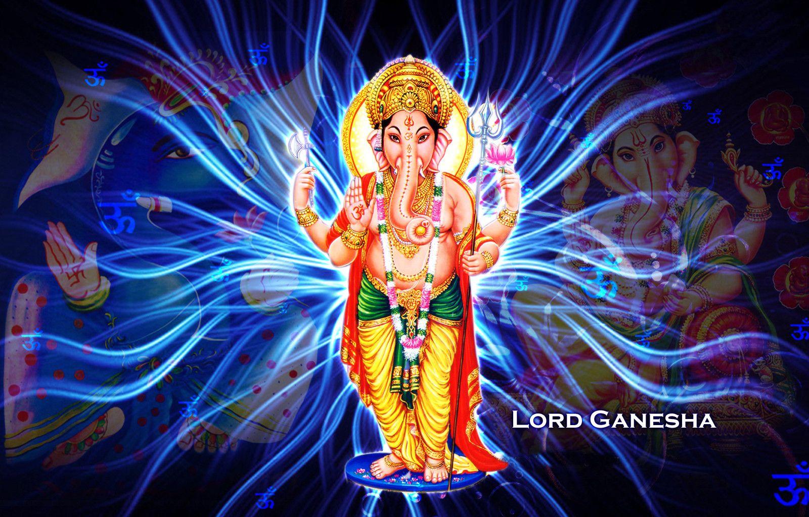 Lord Ganesha Wallpaper Gallery Of God Showy 3D Animated Wallpaper