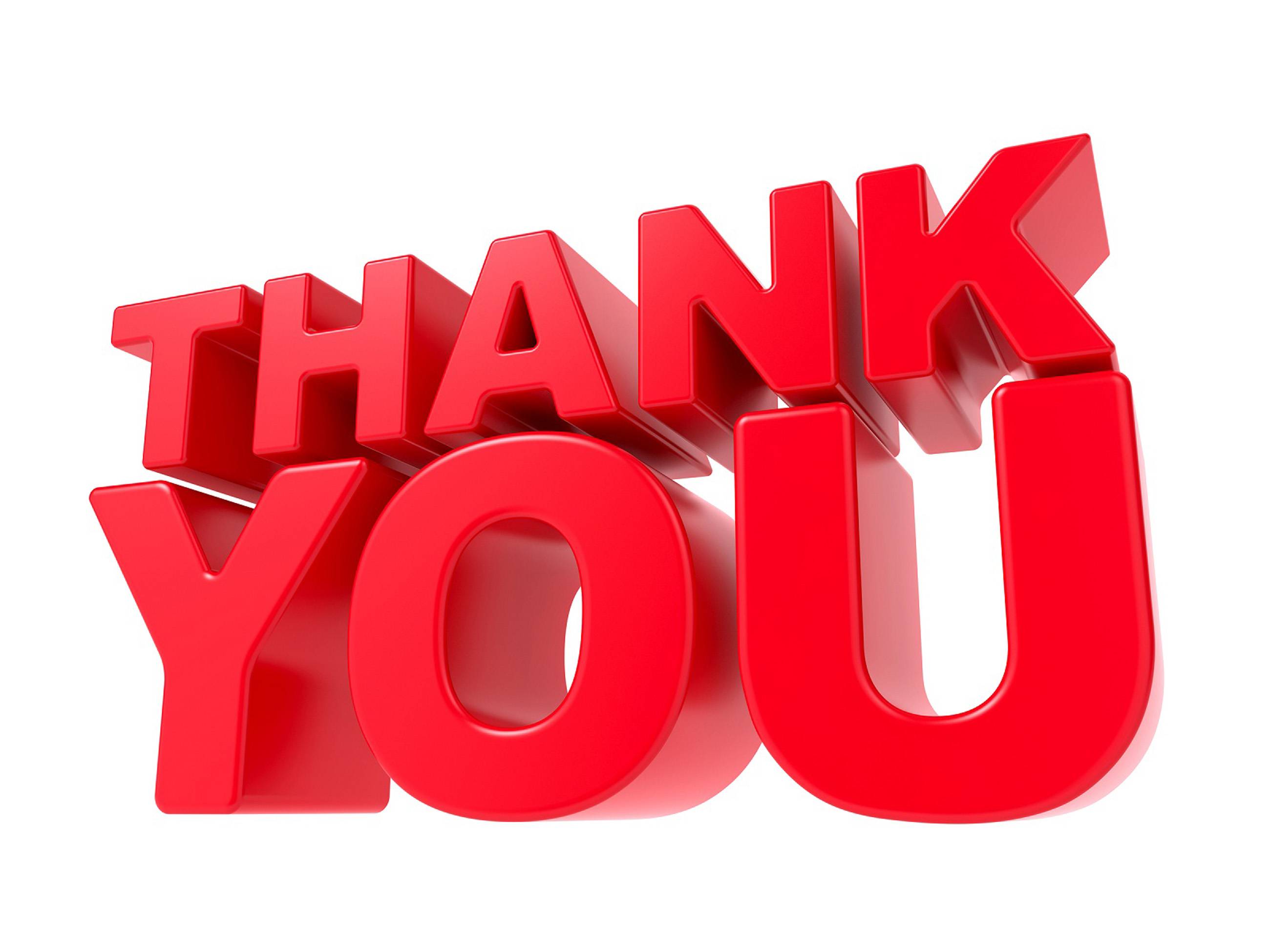 Big Thank You Simple HD Wallpaper Free Of Thank You Image Free