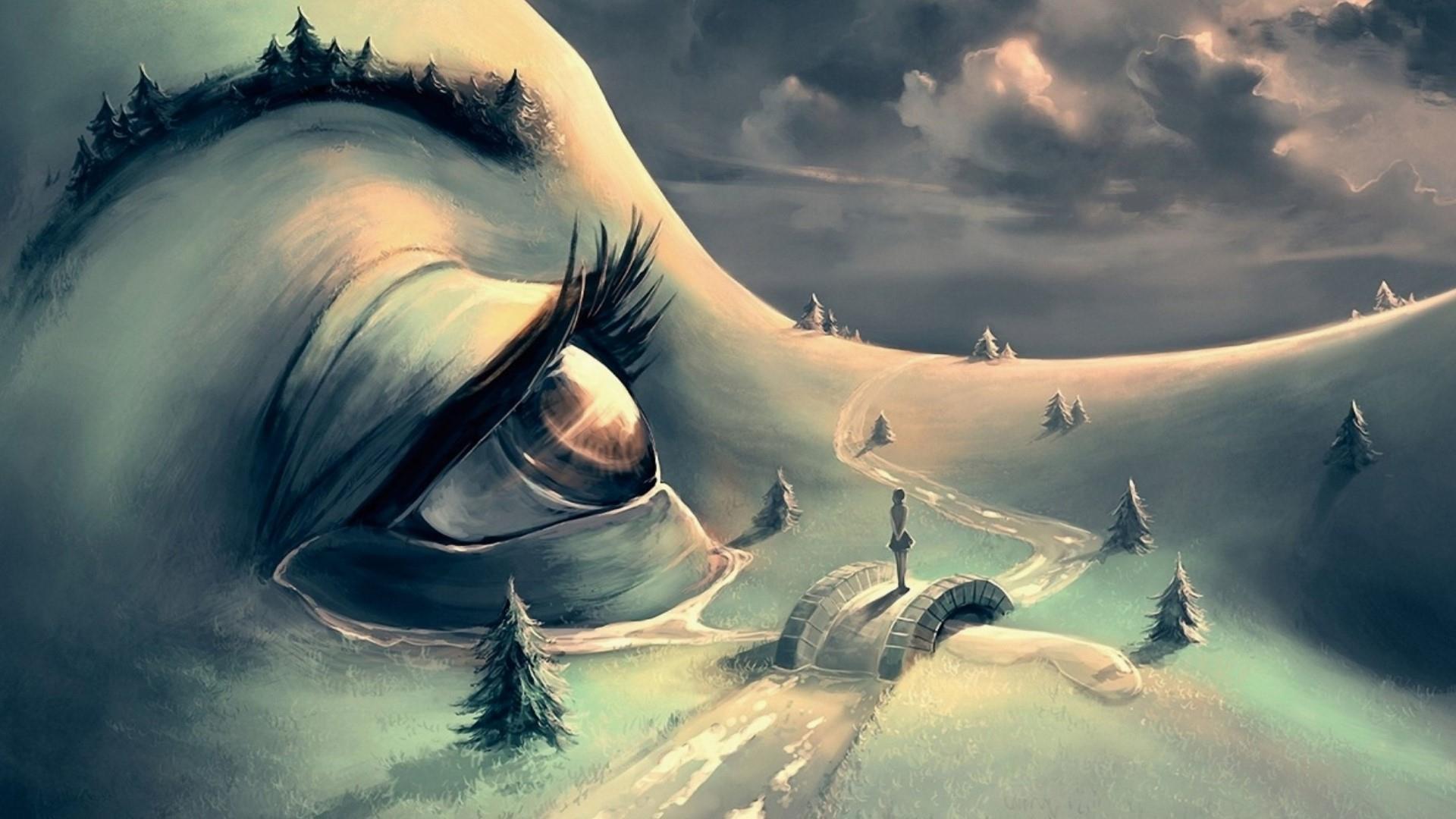 Fantasy Land Surrealist Art Wallpaper. Wallpaper Studio