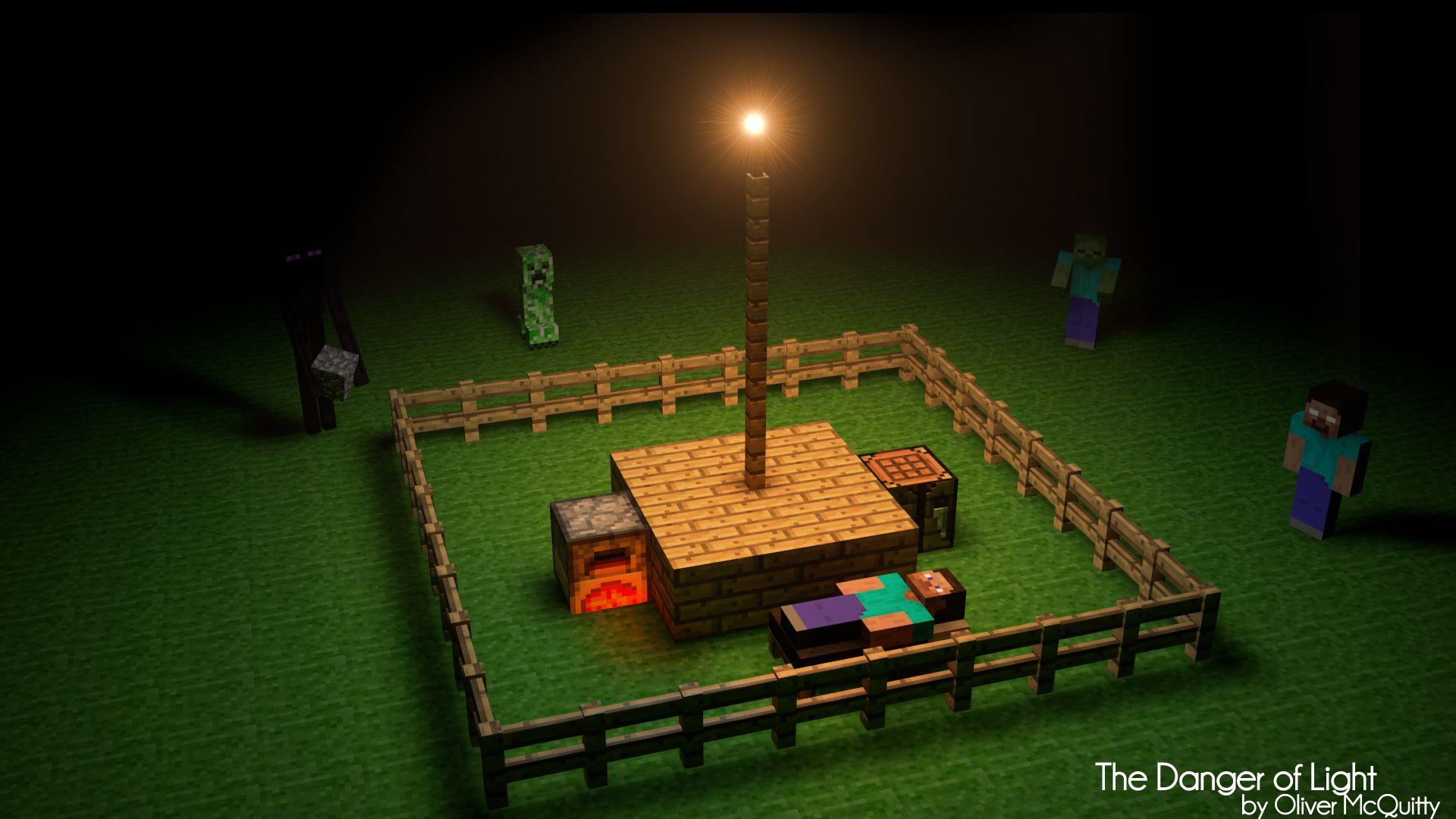 Awesome Minecraft Desktop Background