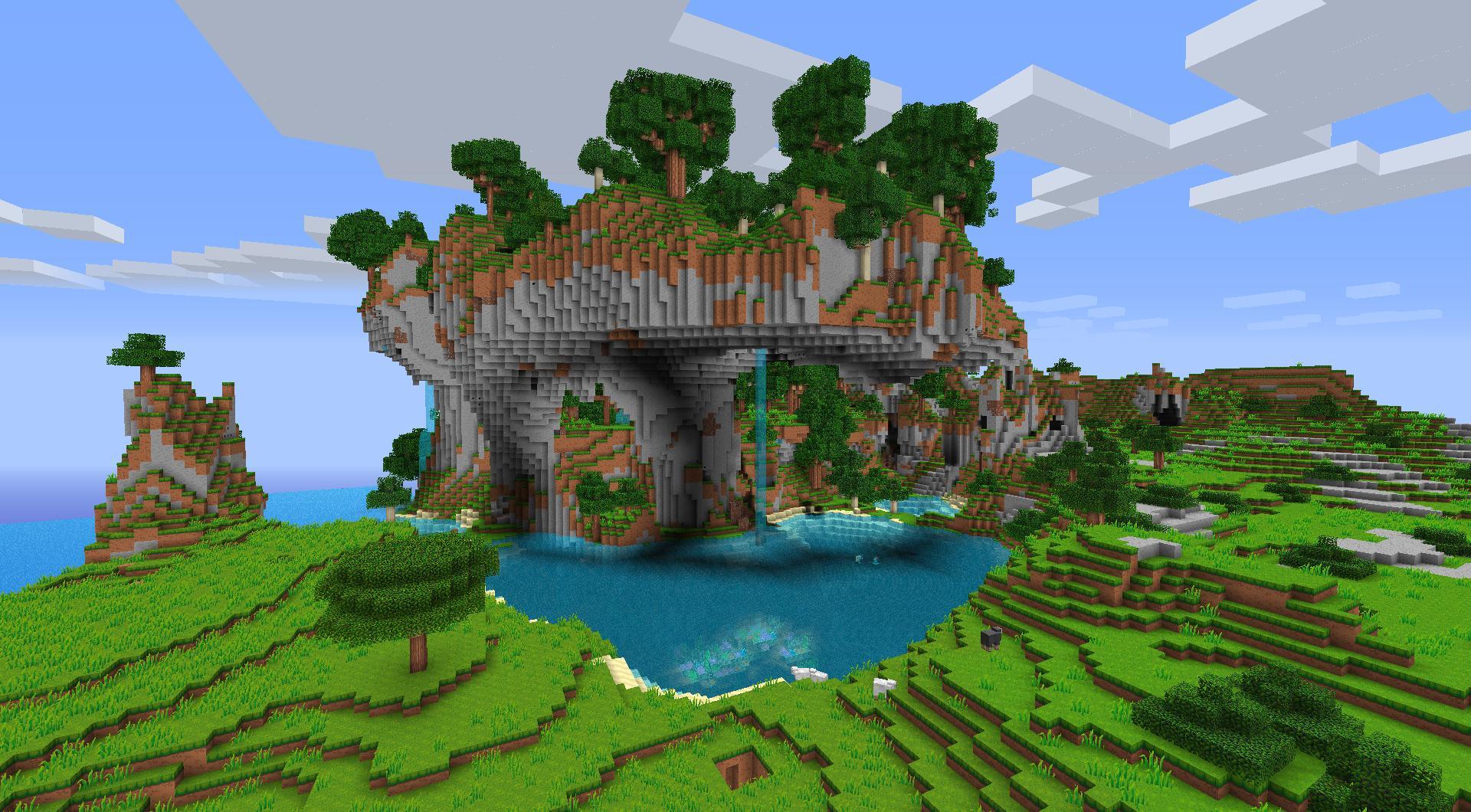 Minecraft Landscape Wallpaper