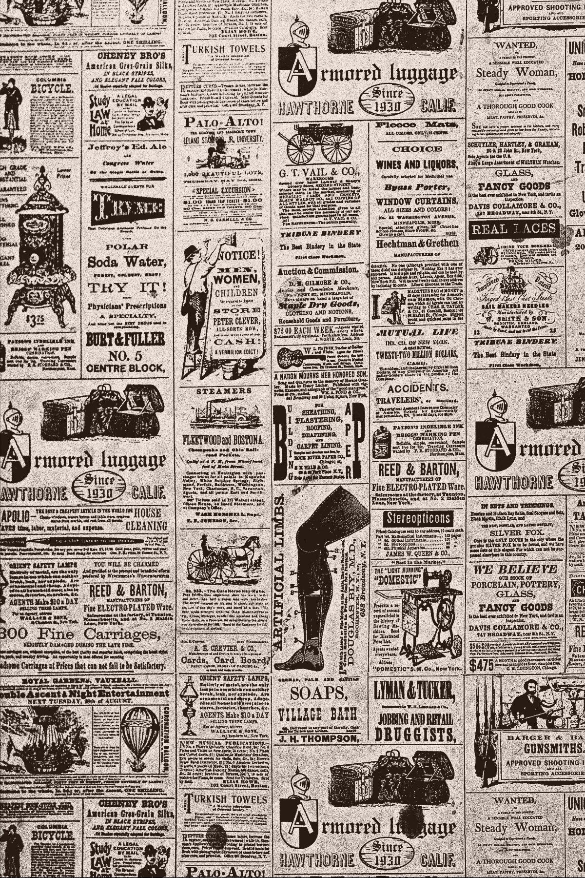 Newspaper Wallpaper Backgrounds Wallpaper Cave