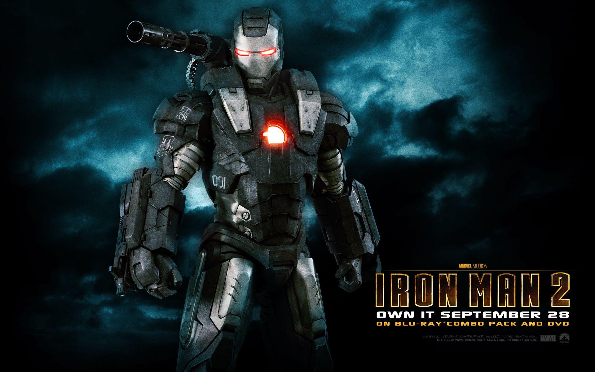 War Machine Armor from Iron Man 2 Desktop Wallpaper