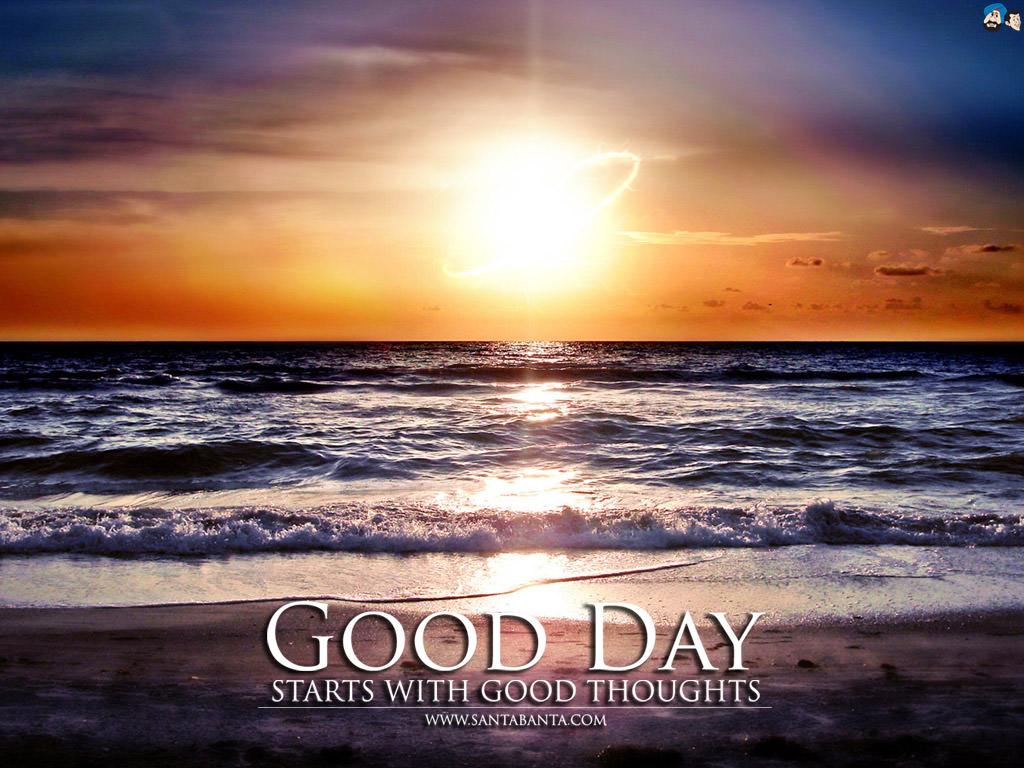 Good Day Starts With Good Thoughts Wallpaper Image, Picture