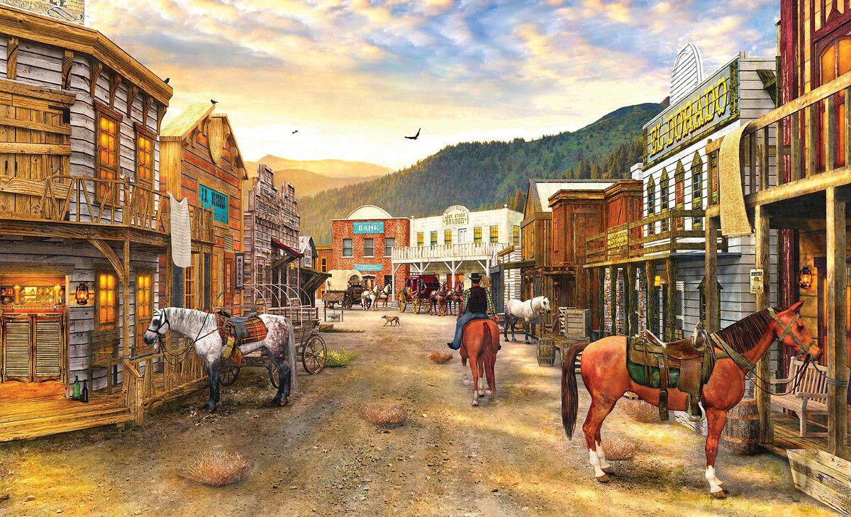Wild West Town and Dent Jigsaw Puzzle