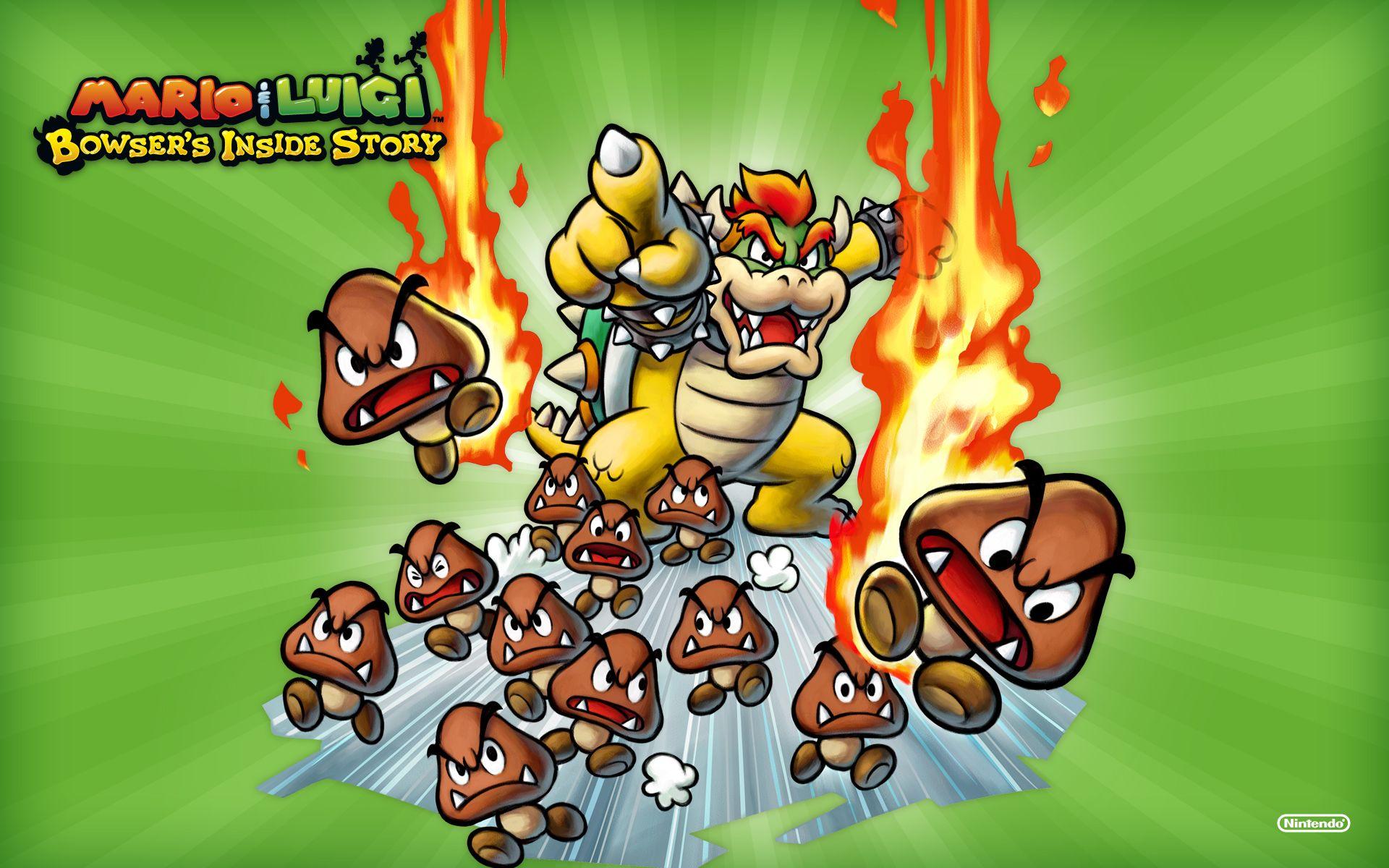 Mario & Luigi: Bowser's Inside Story Full HD Wallpaper