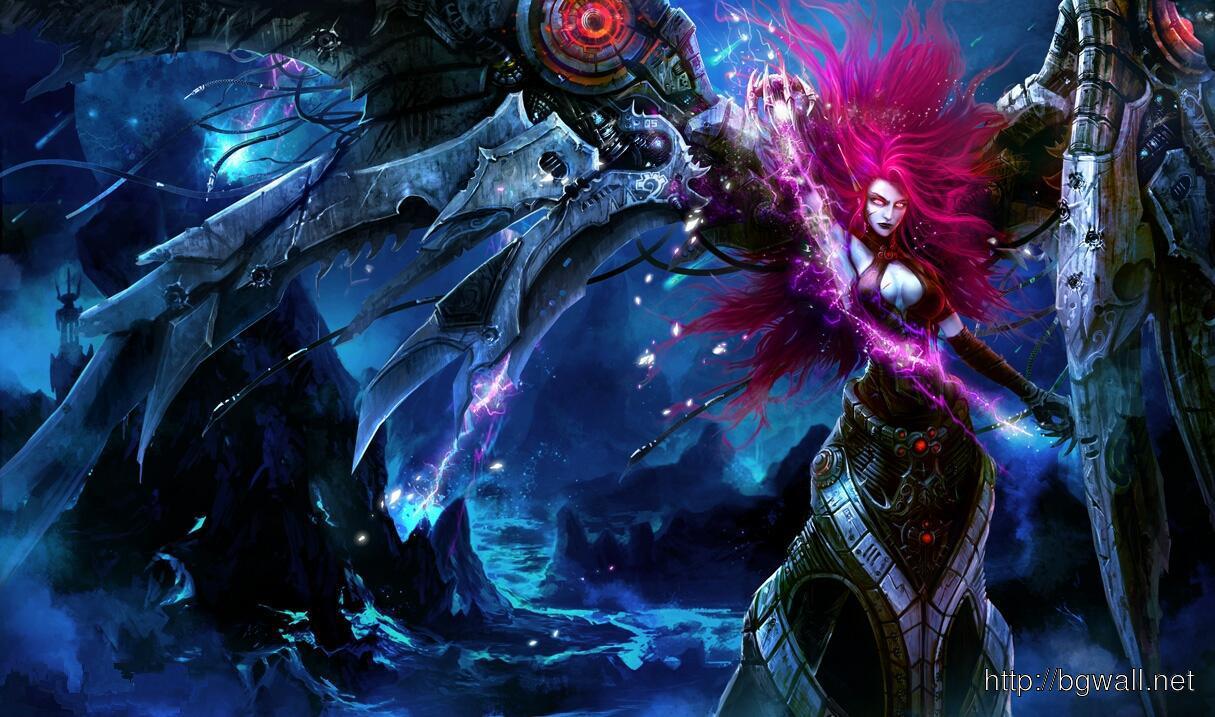 League Of Legends Blade Mistress Morgana Wallpaper