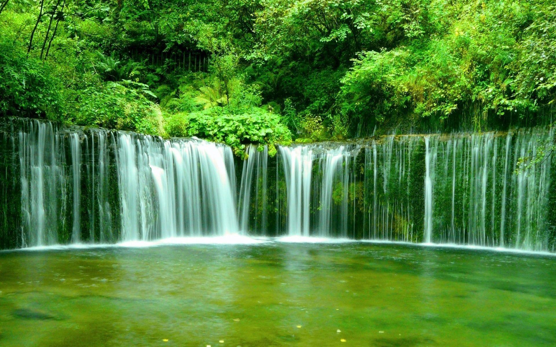 scenery waterfall