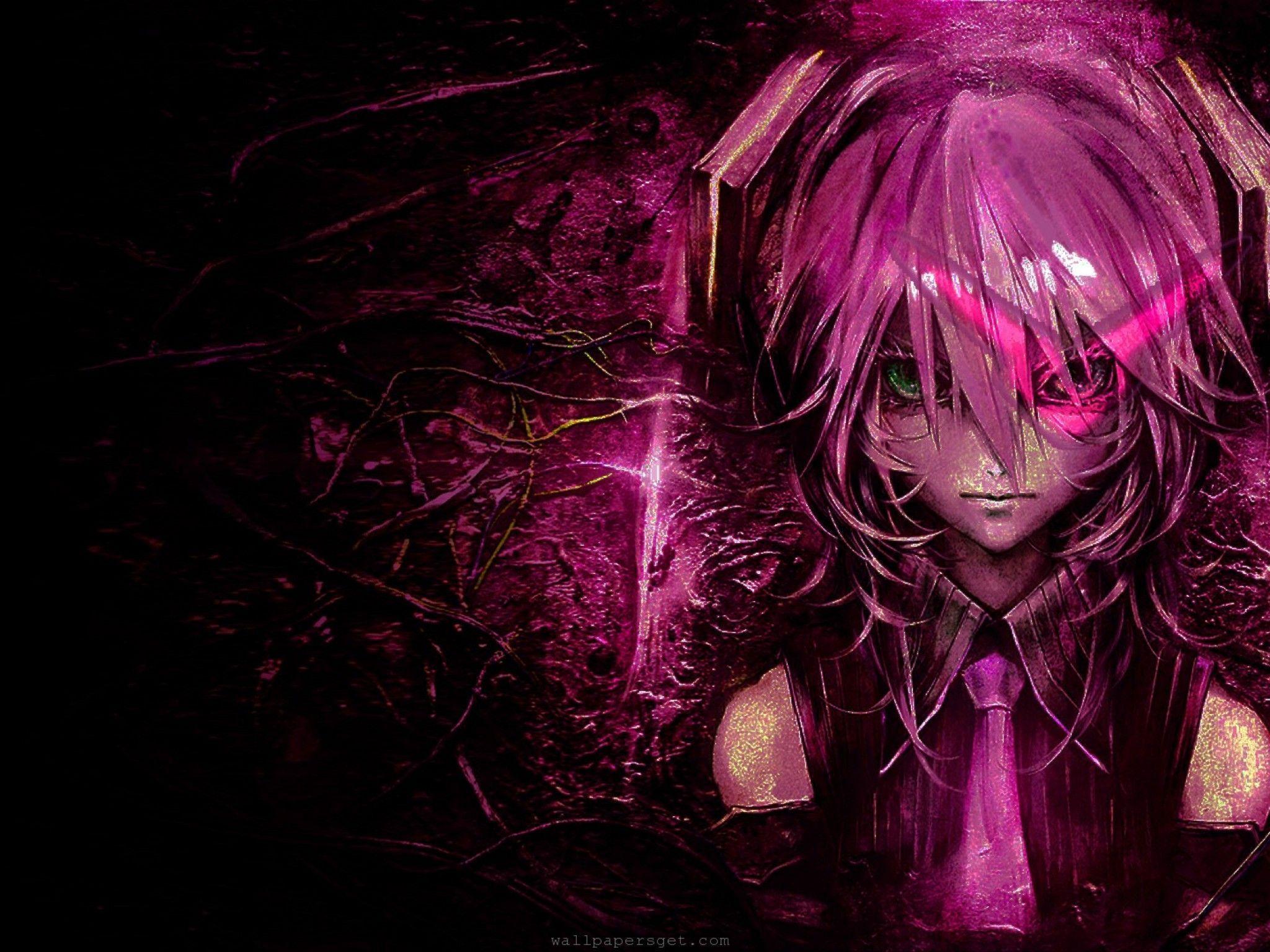 Pink Anime Wallpaper