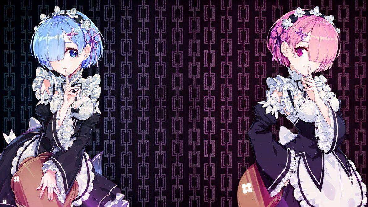 Rem And Ram Chain Wallpaper:Zero By Kaz Kirigiri