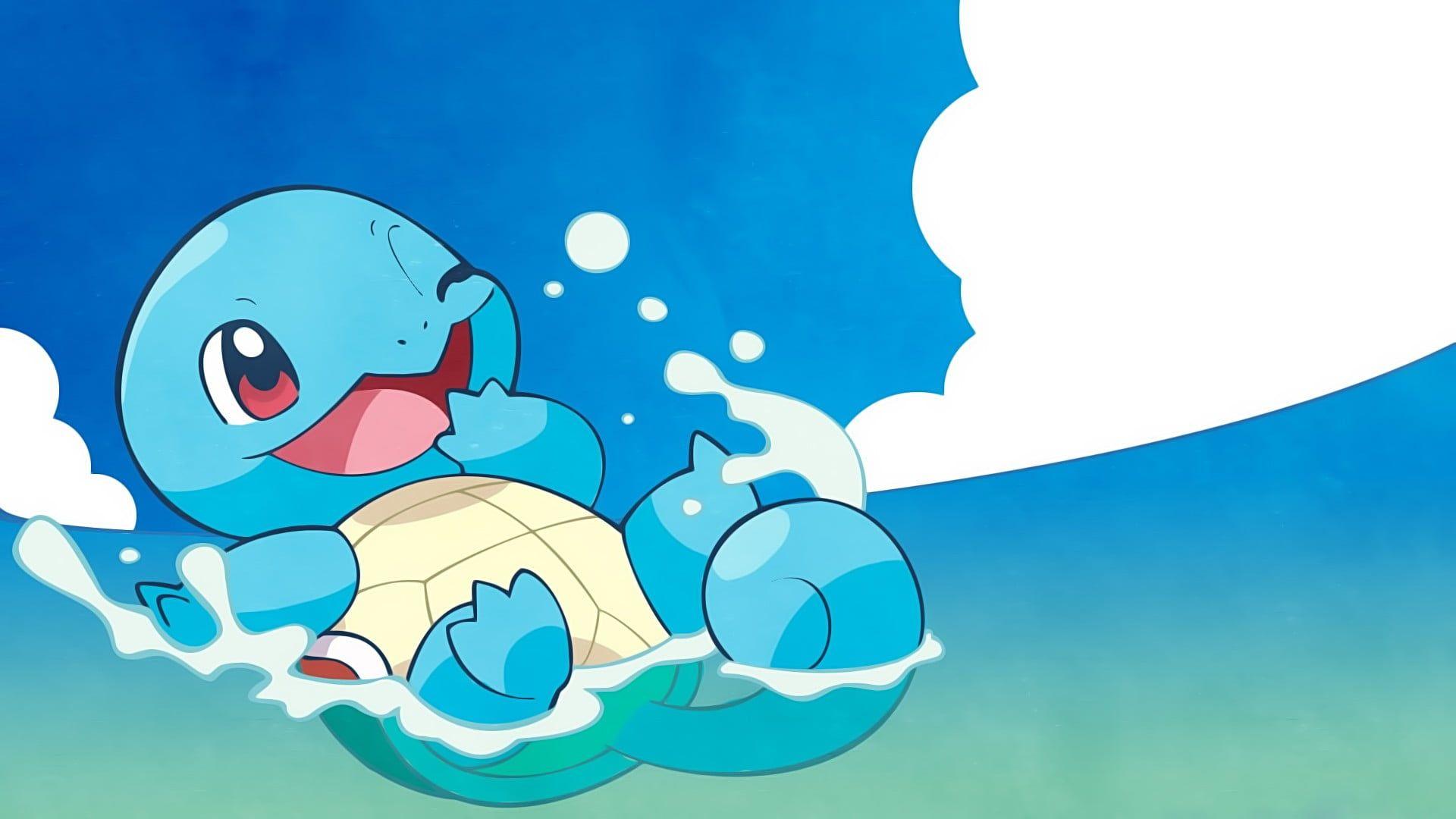 Pokemon Squirtle digital illustration, Pokémon, Squirtle HD