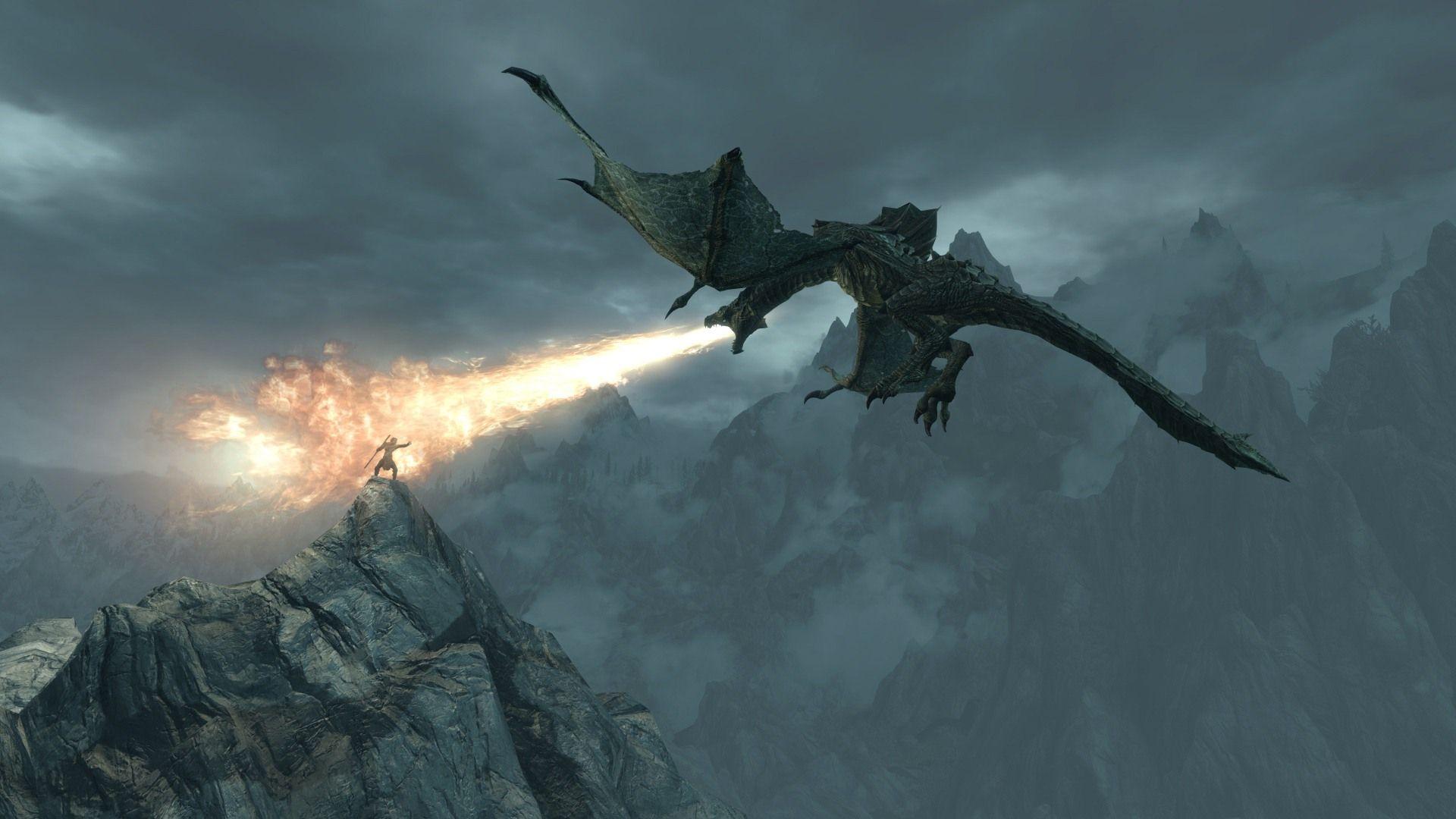 Dragon Skyrim Wallpaper HD