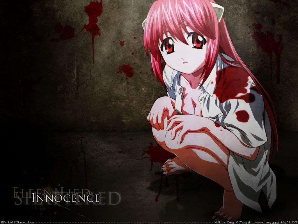 Lucy /Elfen Lied\ image Nyu after kill HD wallpaper and background