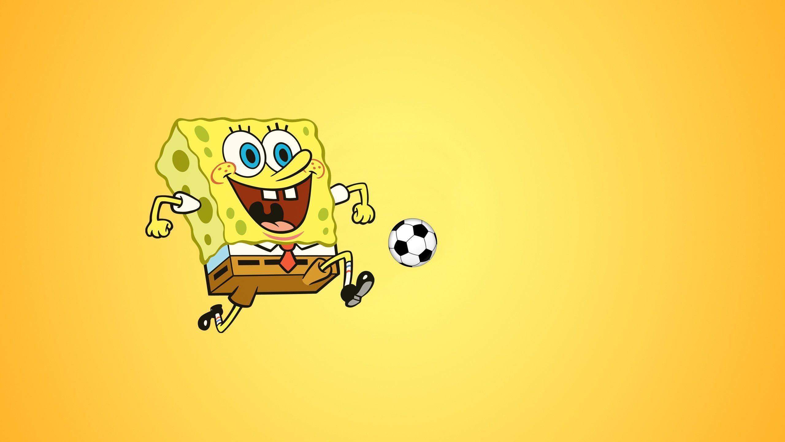 Spongebob Playing Football Wallpaper 27590