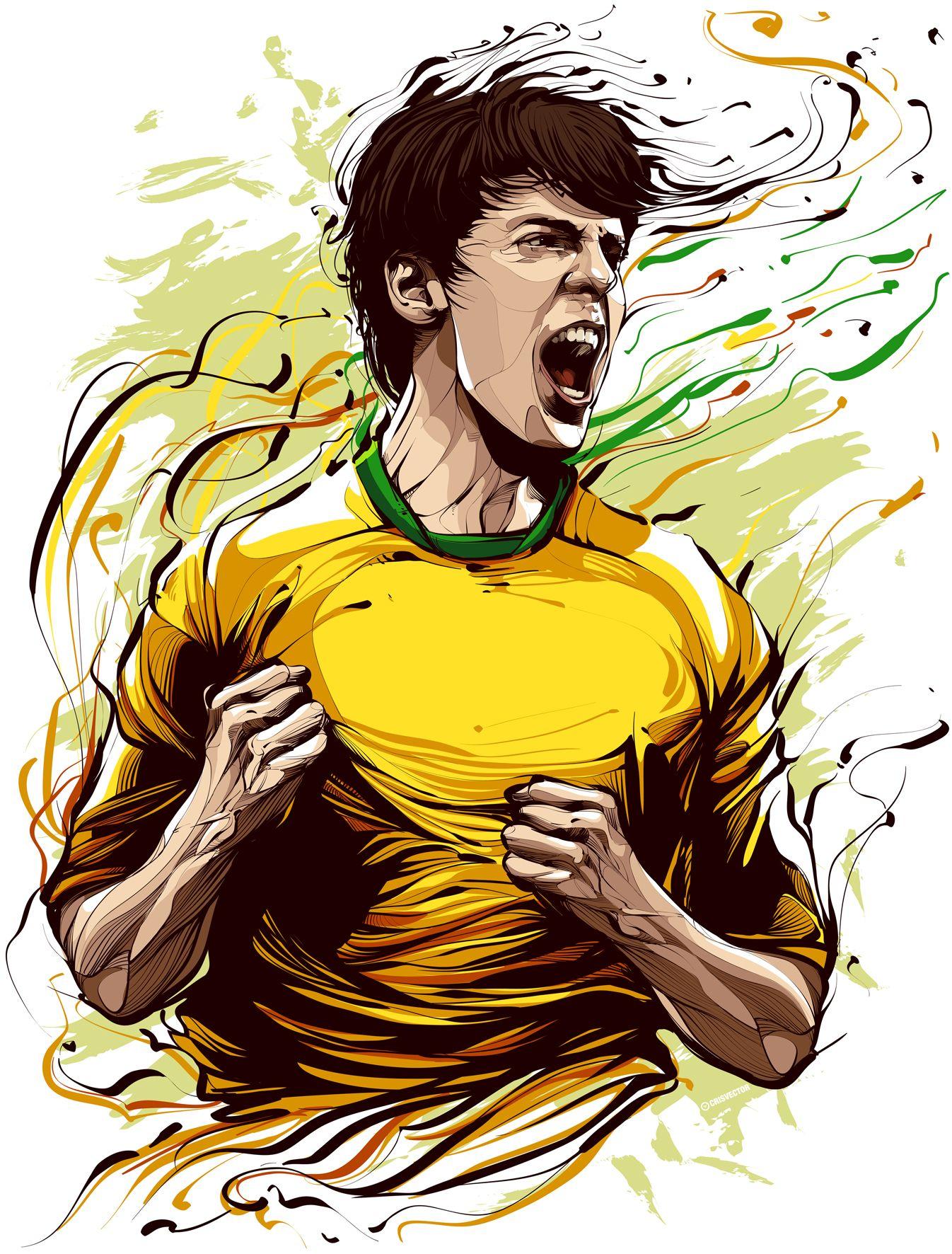 Cristiano Siqueira Football Player Illustration