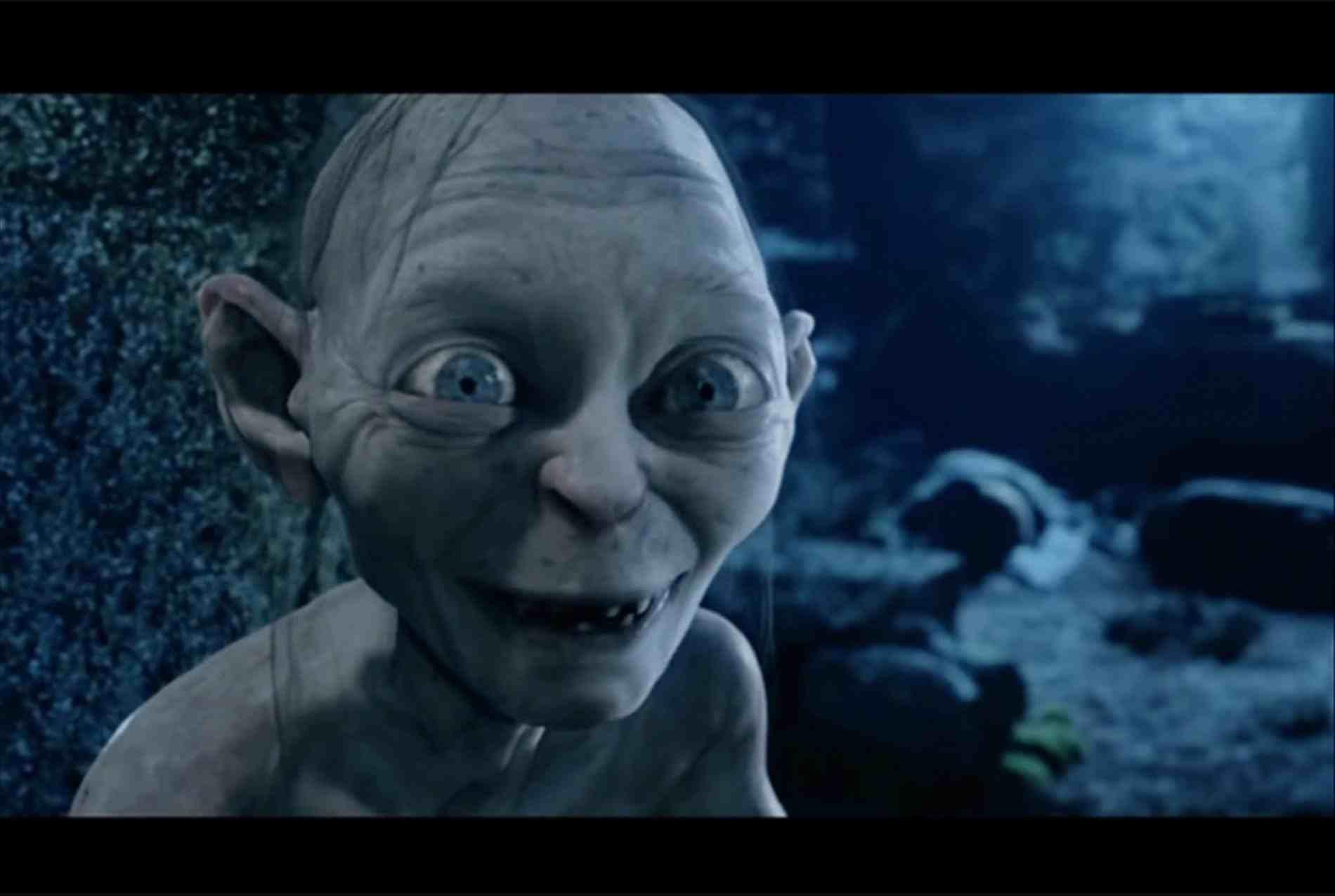 what did gollum call the ring in lord of the rings 1st movie