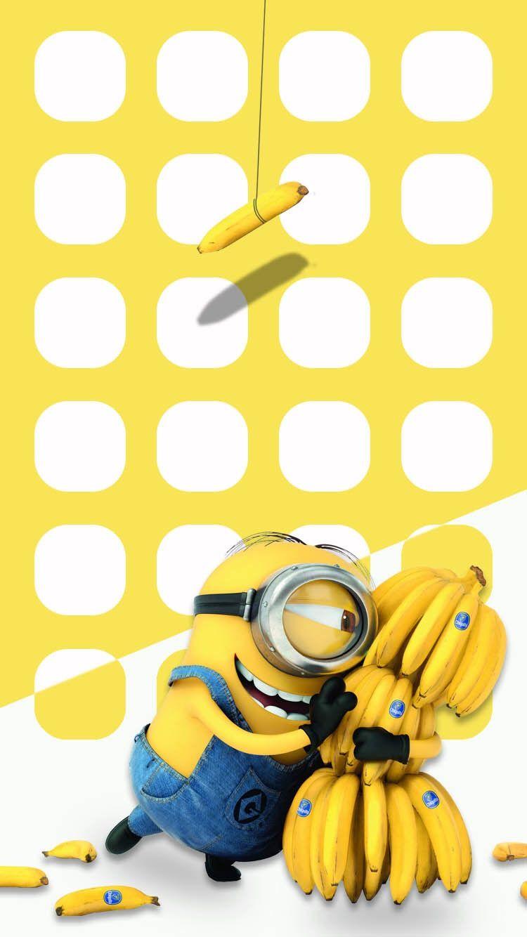 ↑↑TAP AND GET THE FREE APP! Shelves Icon Banana Cute Minions