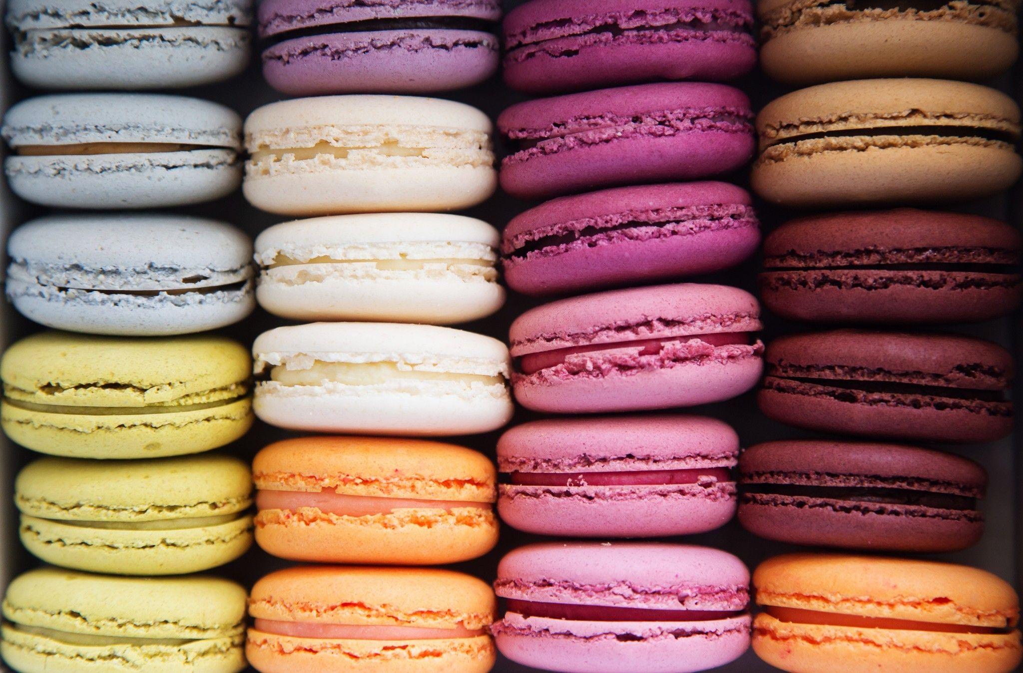 French Macaroons Wide Image. Beautiful image HD Picture