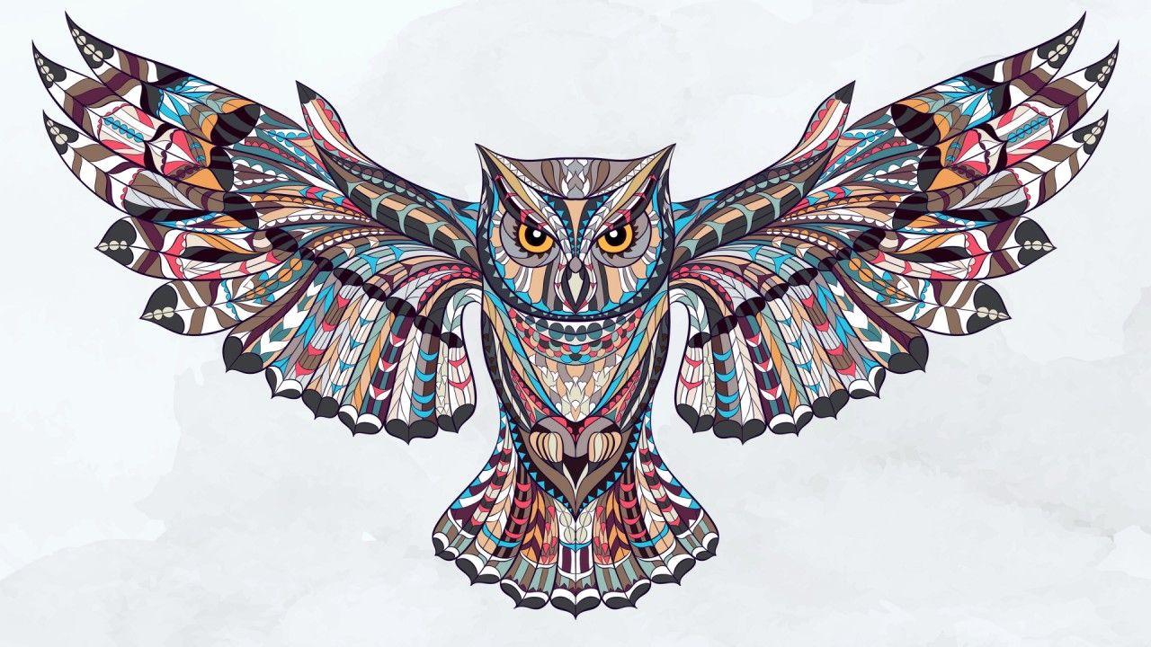 Abstract Owl wallpaper. Abstract Owl