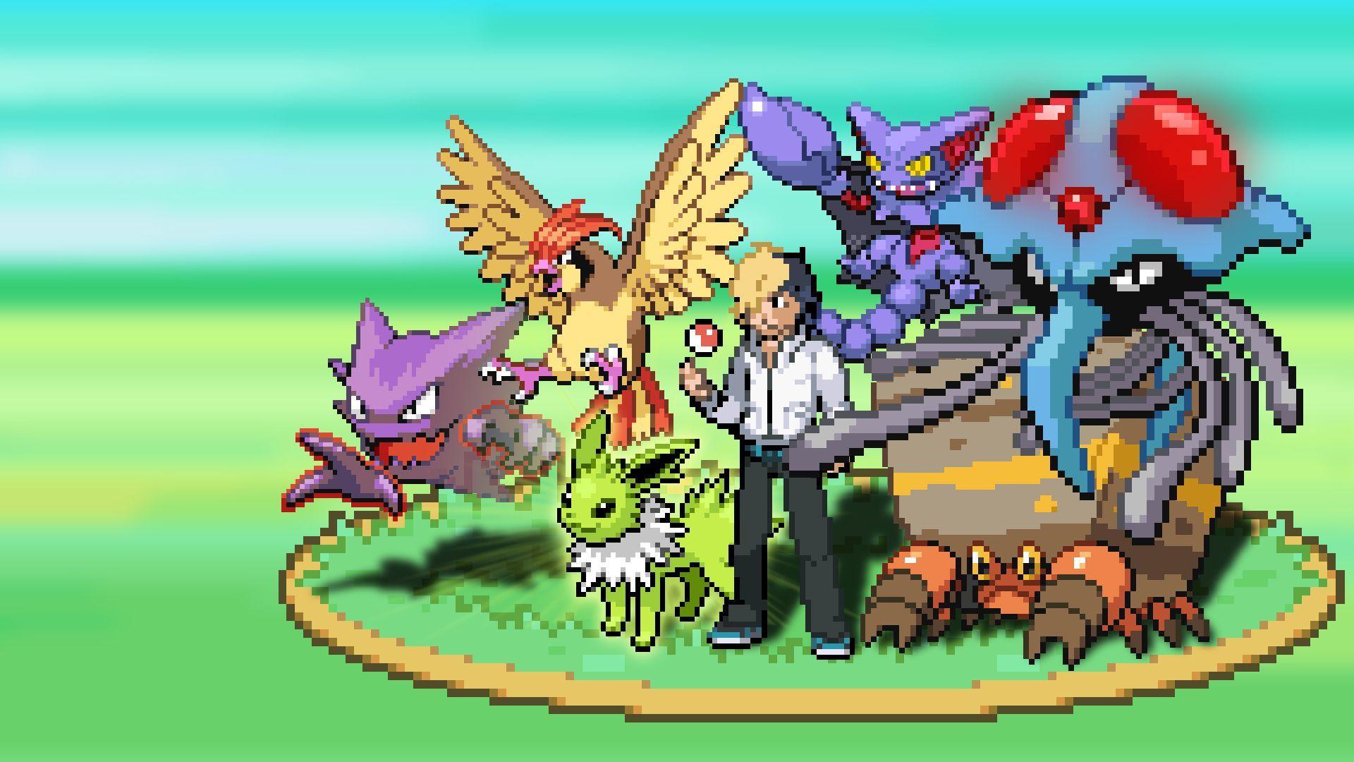 Wallpaper Pokemon Art HD Haunter Jolteon Tentacruel Px 1920x1080