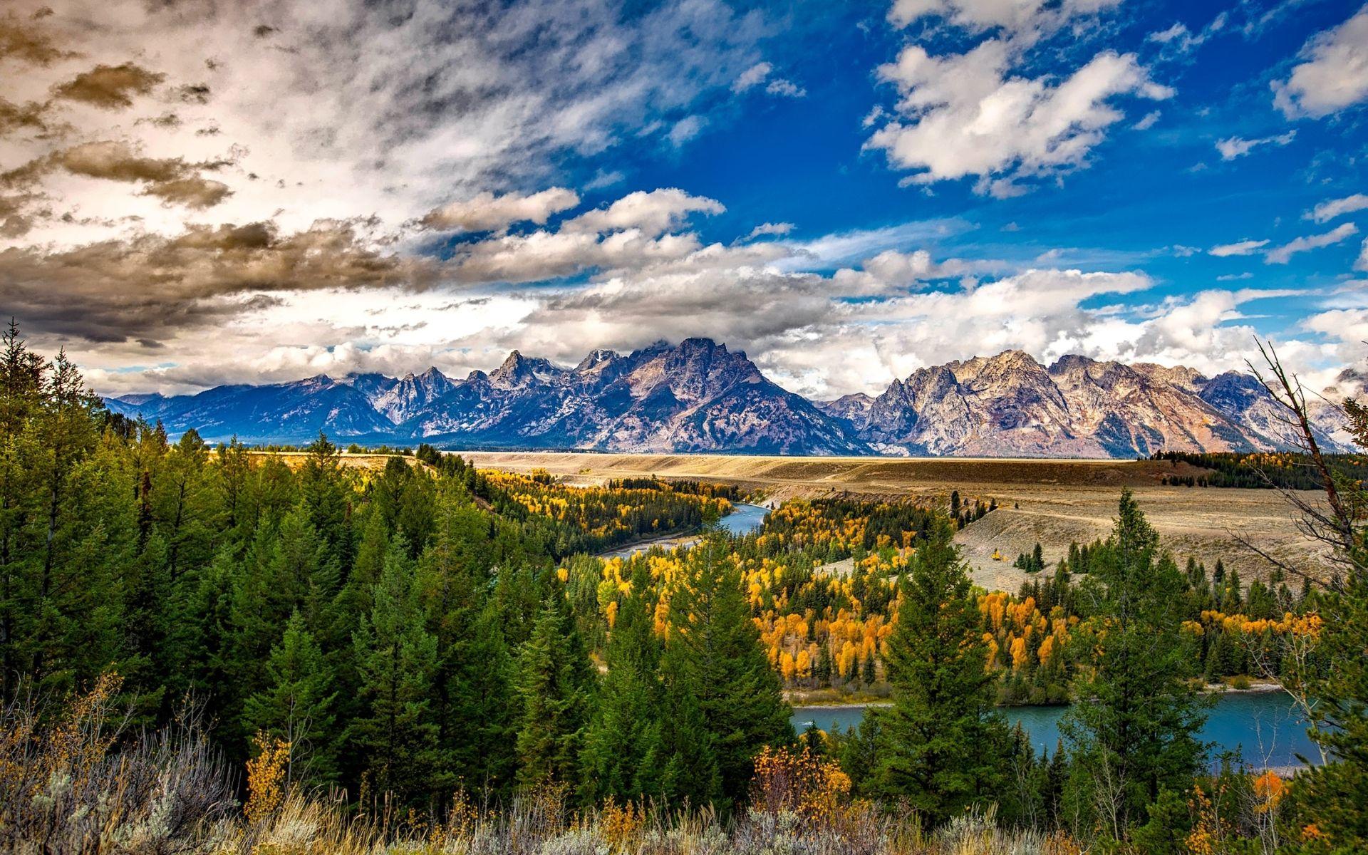 Charming Grand Teton Wyoming desktop PC and Mac wallpaper