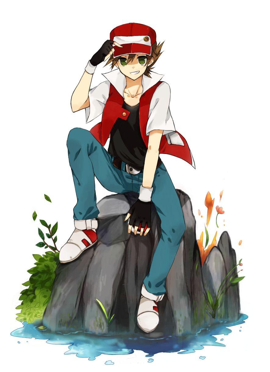 Green (Pokémon) (Gary Oak)émon Red & Green Wallpaper