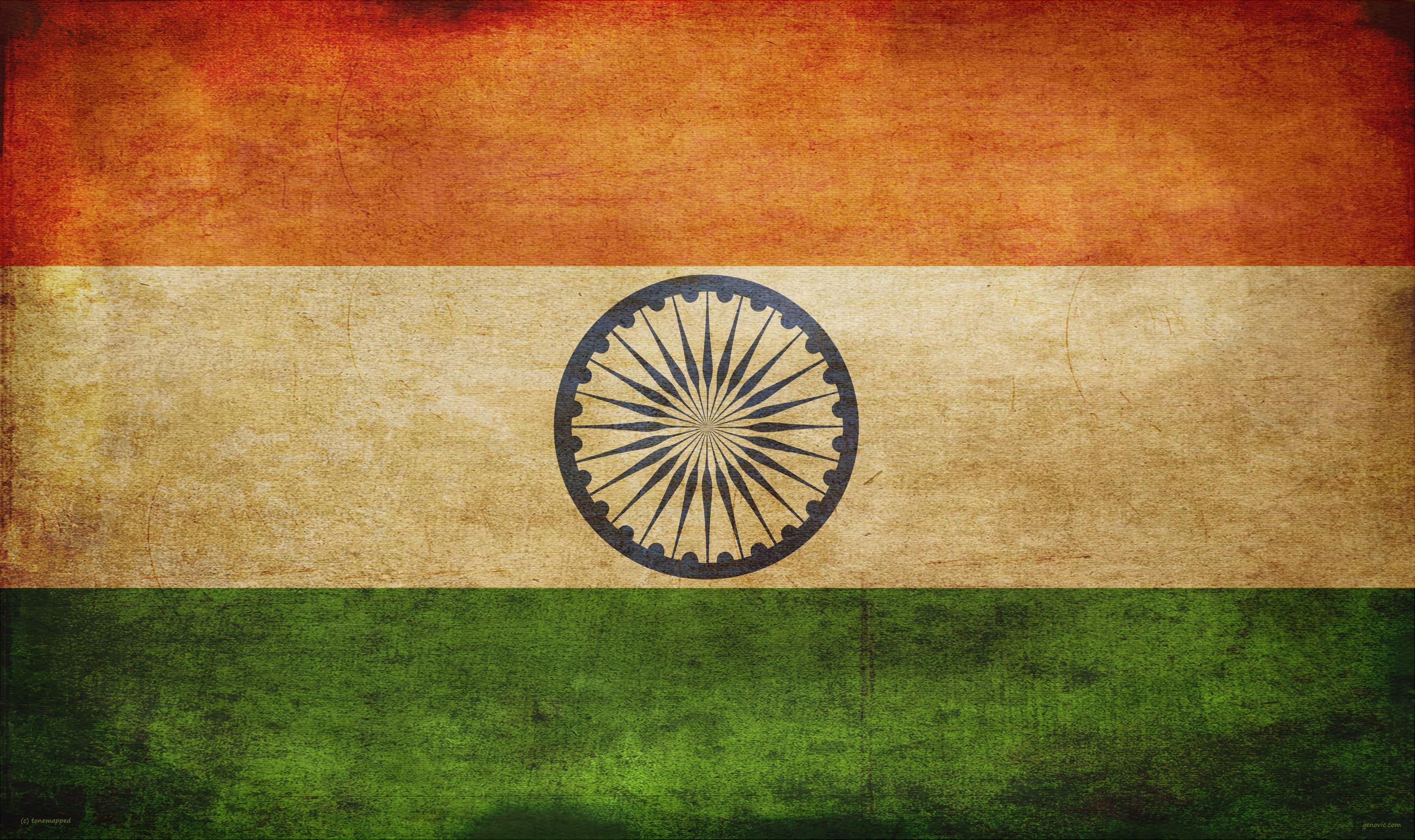Indian National Flag Wallpaper 3D