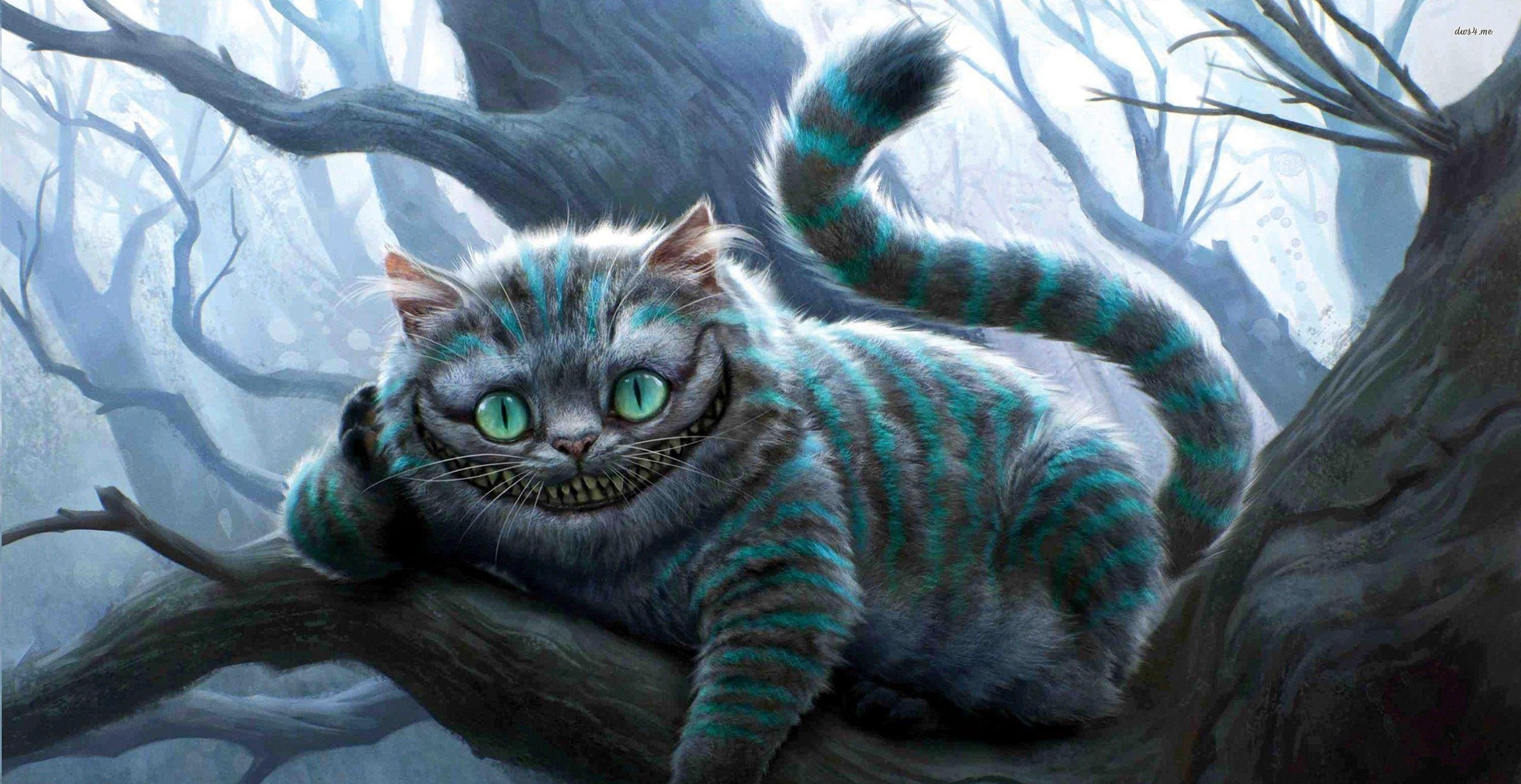 Alice In Wonderland Cheshire Cat Wallpaper