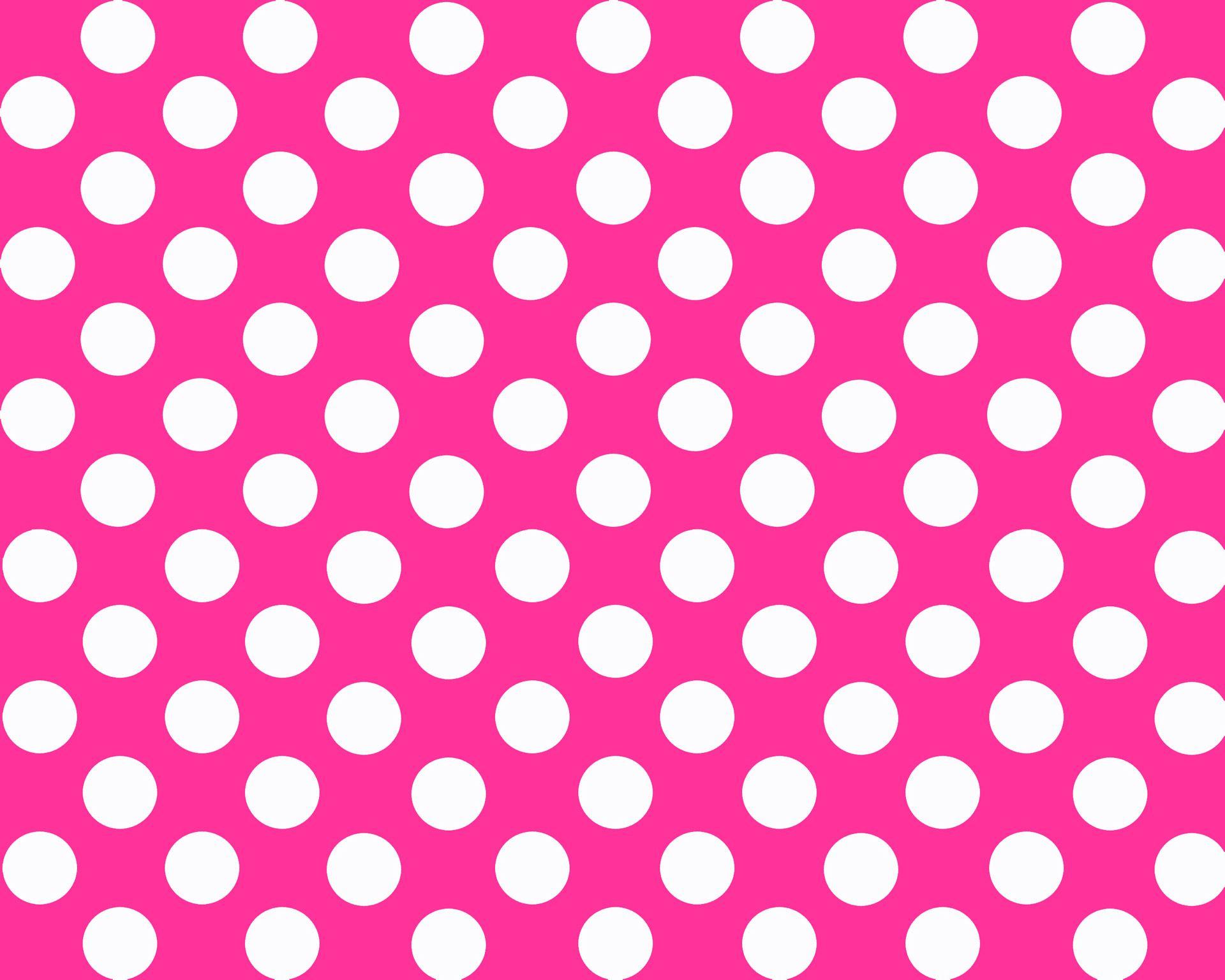 Pink Polka Dot Background Free Domain Picture