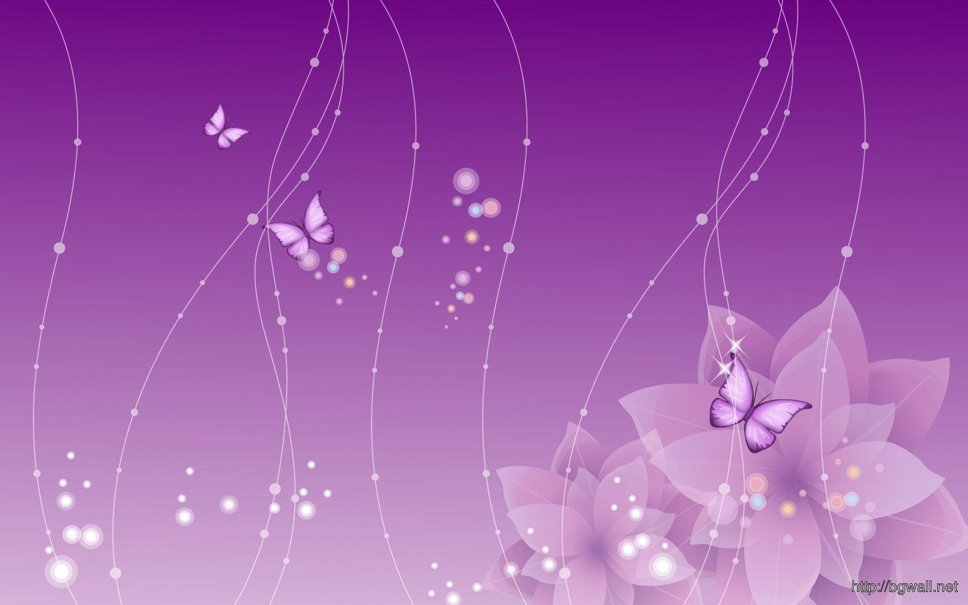 Purple Violet Flowers Background Wallpaper