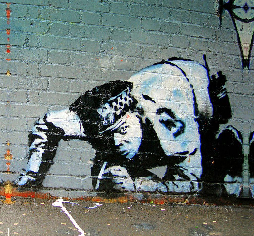 banksy background