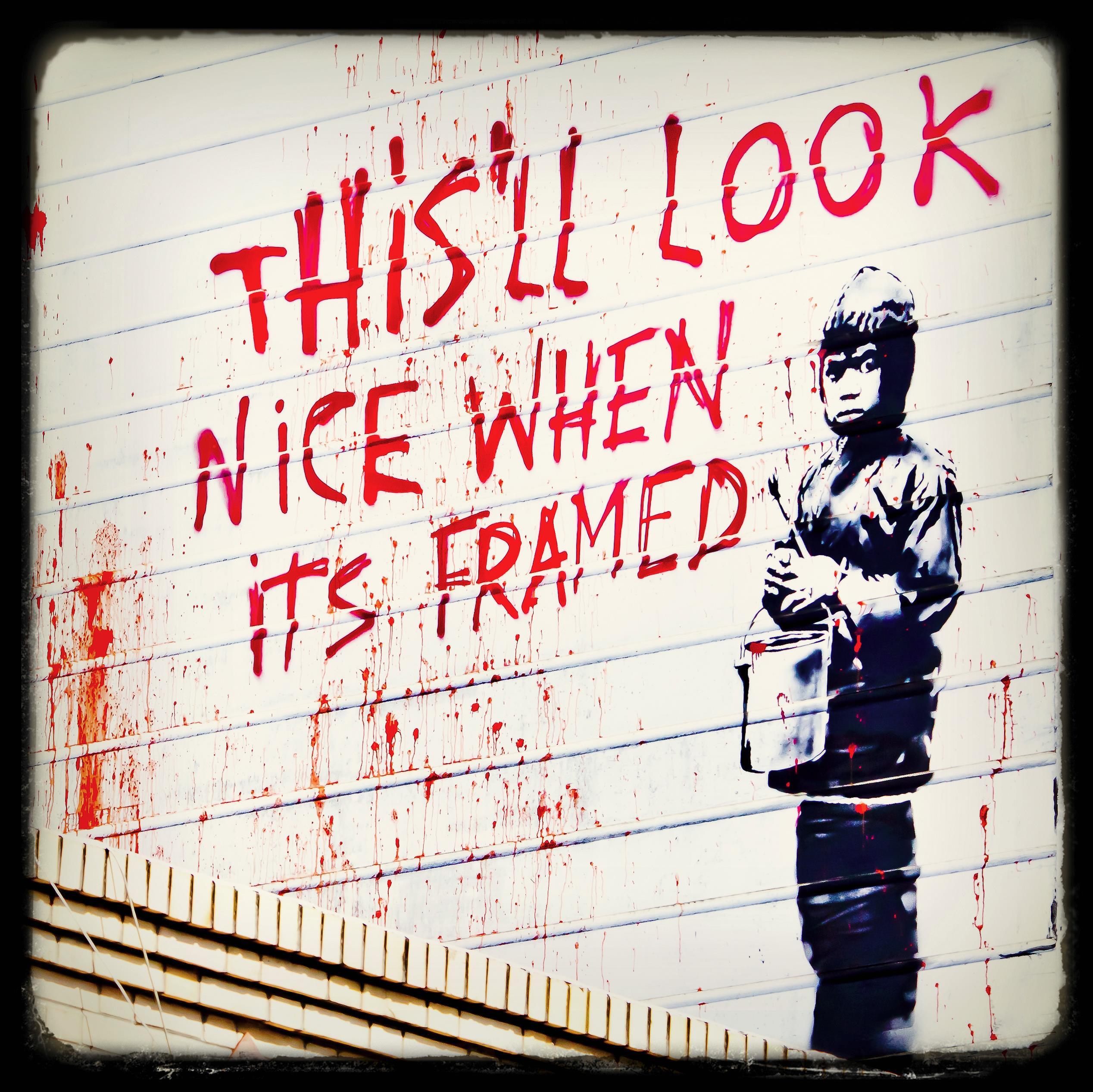 Banksy's San Francisco Legacy: High Priced Graffiti. San Francisco