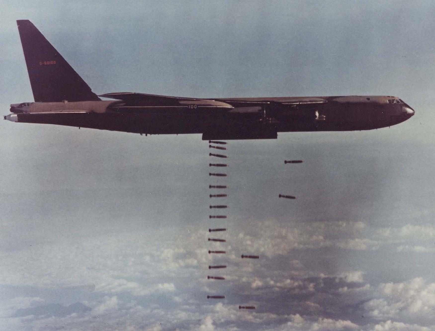 Dropping bombs over Vietnam Wallpaper