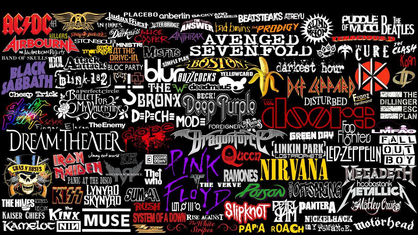 Rock Band Logos Photo sharing