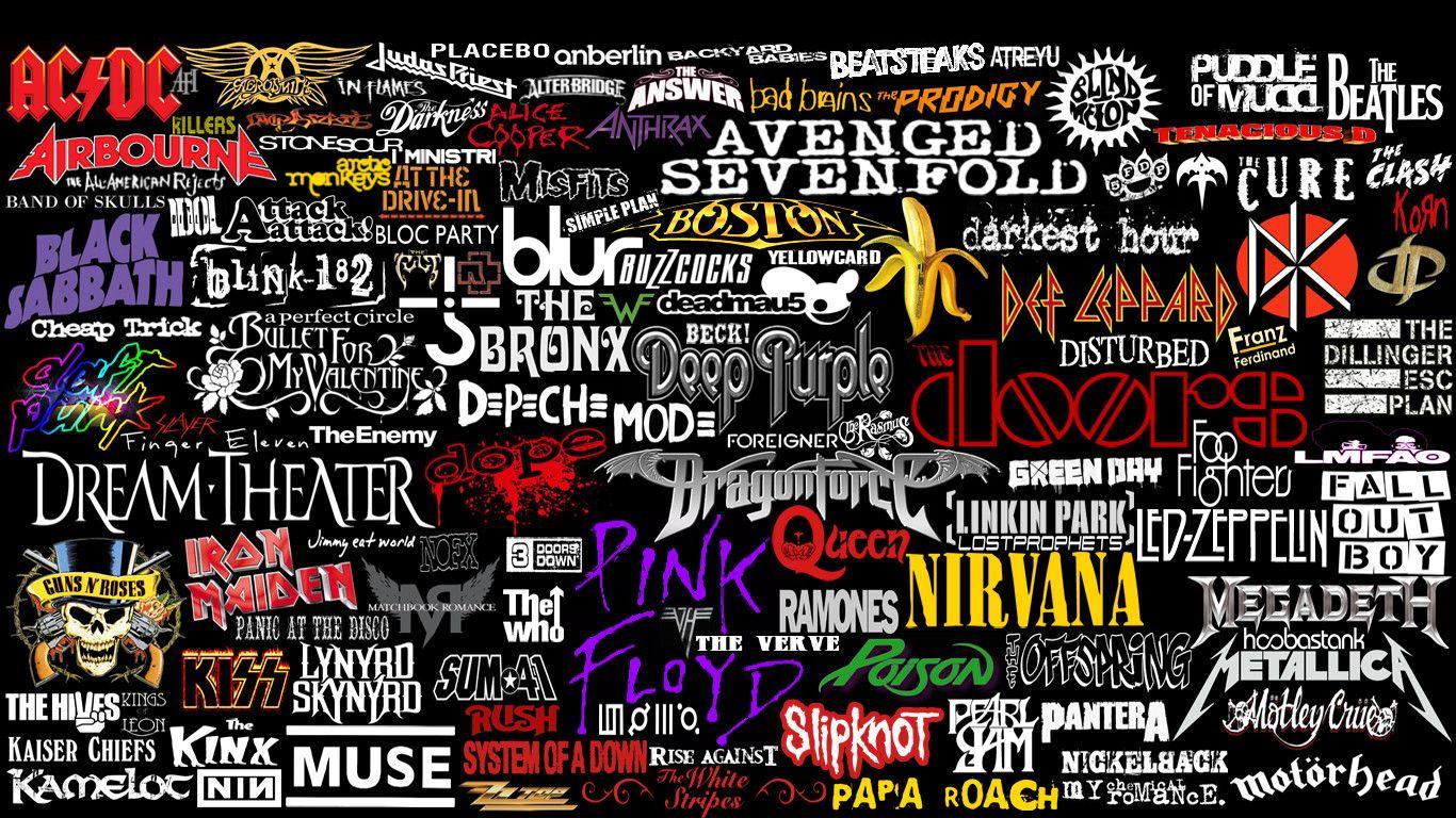 Cool Rock Band Logos HD Wallpapers Wallpaper Cave