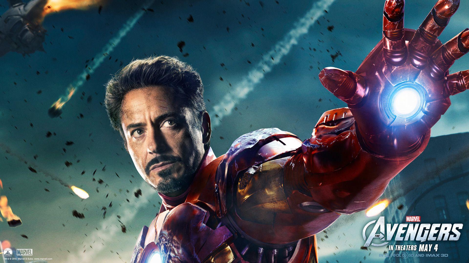 The Avengers: Ironman Poster desktop PC and Mac wallpaper